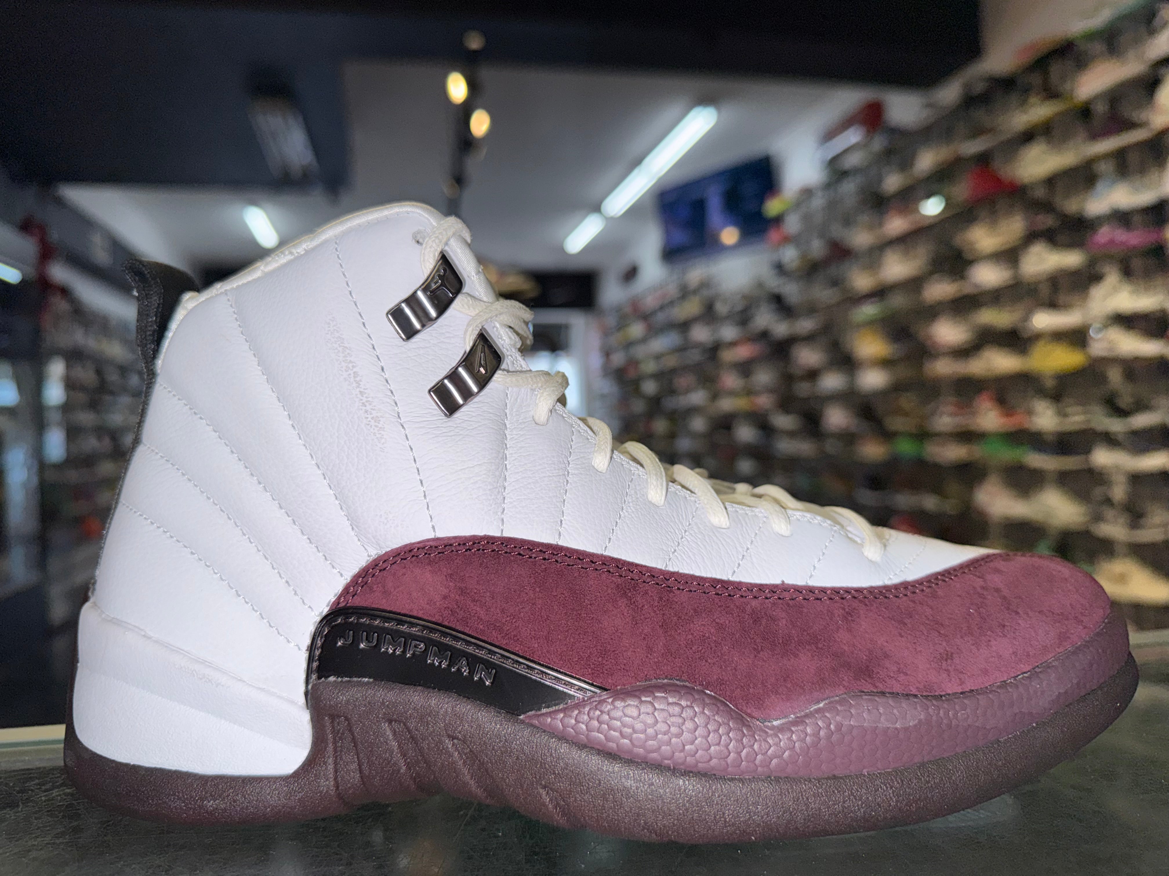 Size 8 (9.5W) Air Jordan 12 A Ma Maniere “White” Brand New