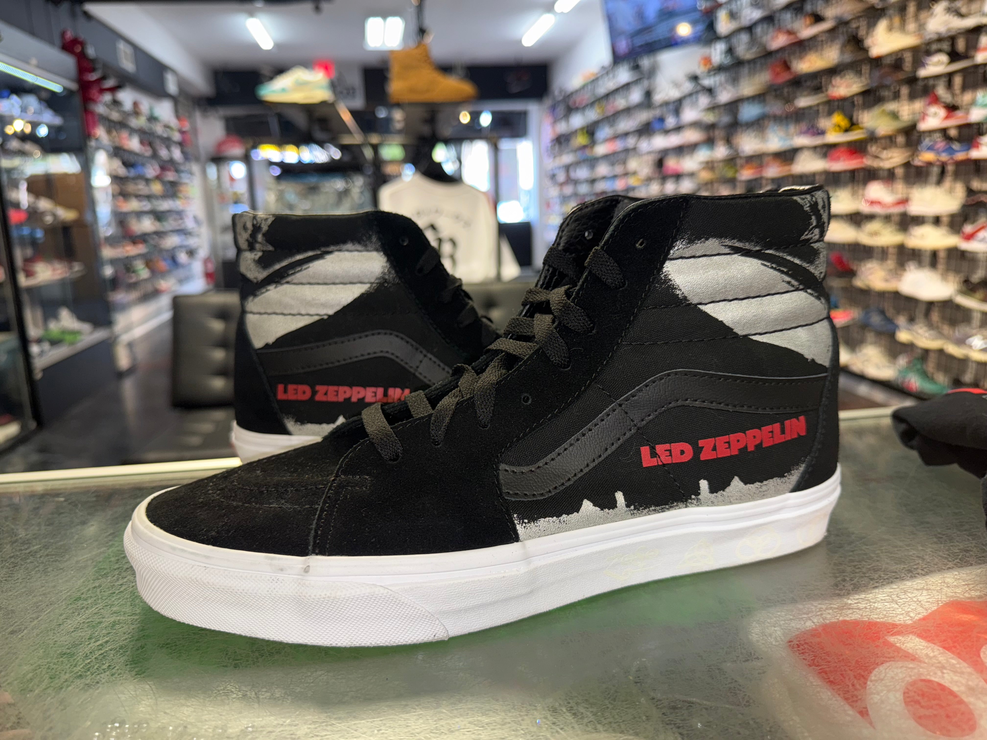Size 11 Vans Skate Hi “Led Zeppelin” (Hat + Tee)