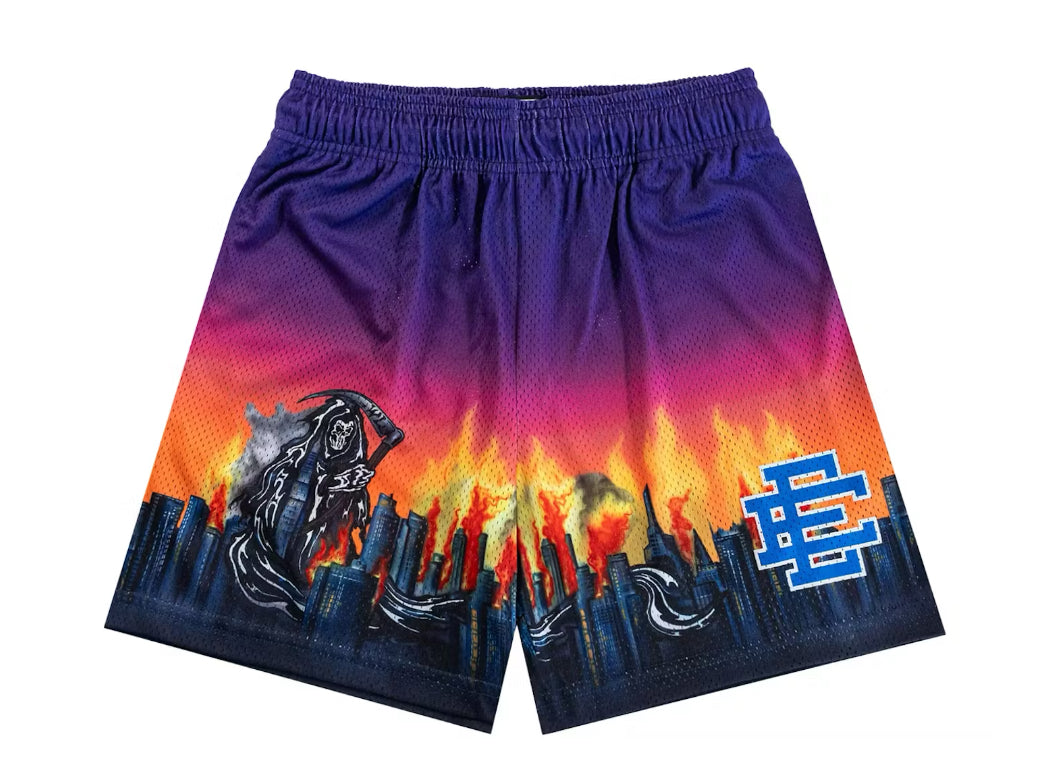 Size L Eric Emanuel x Warren Lotas Shorts “Multicolor”