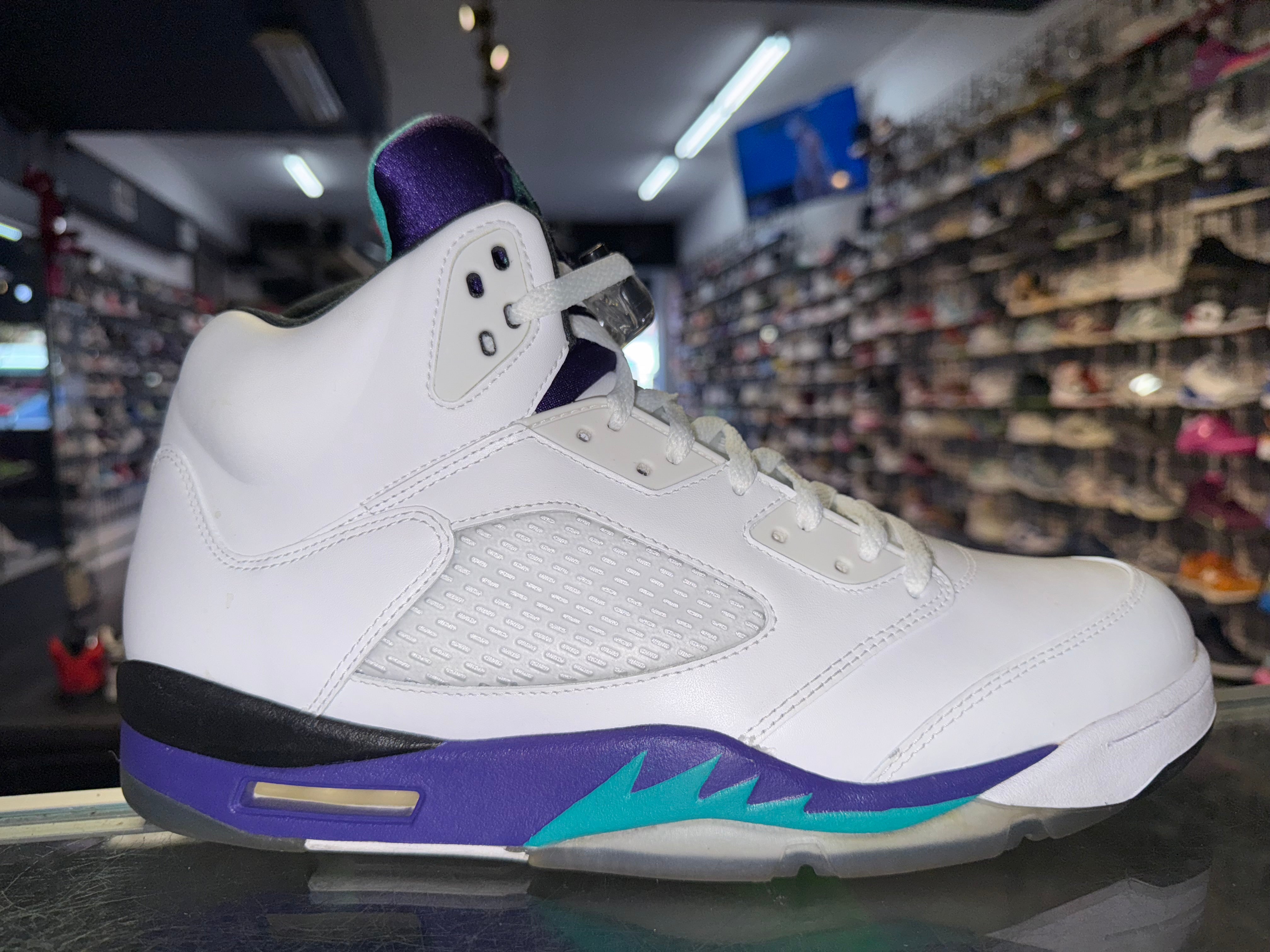Size 13 Air Jordan 5 "White Grape" 2013