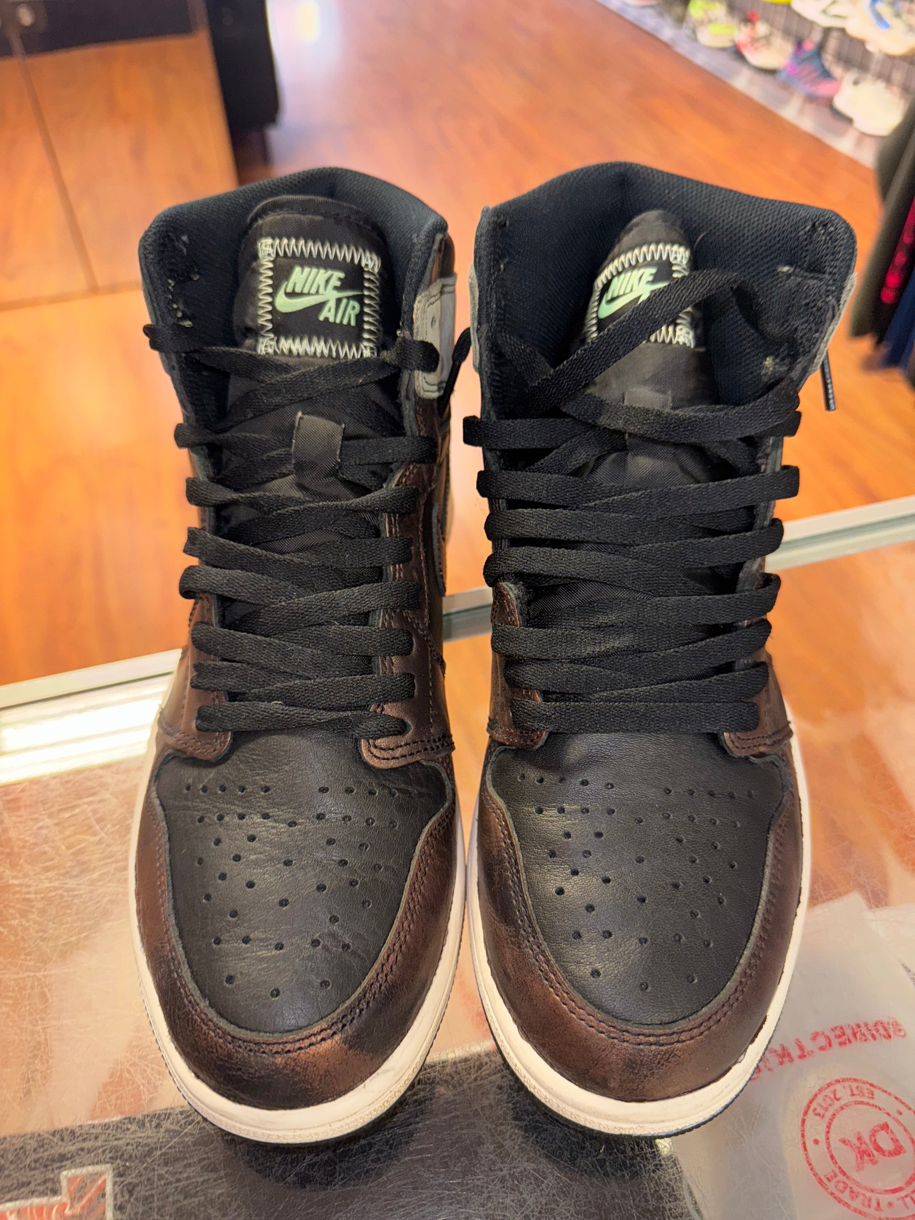 Size 11 Air Jordan 1 "Light Army Rust Shadow Patina"