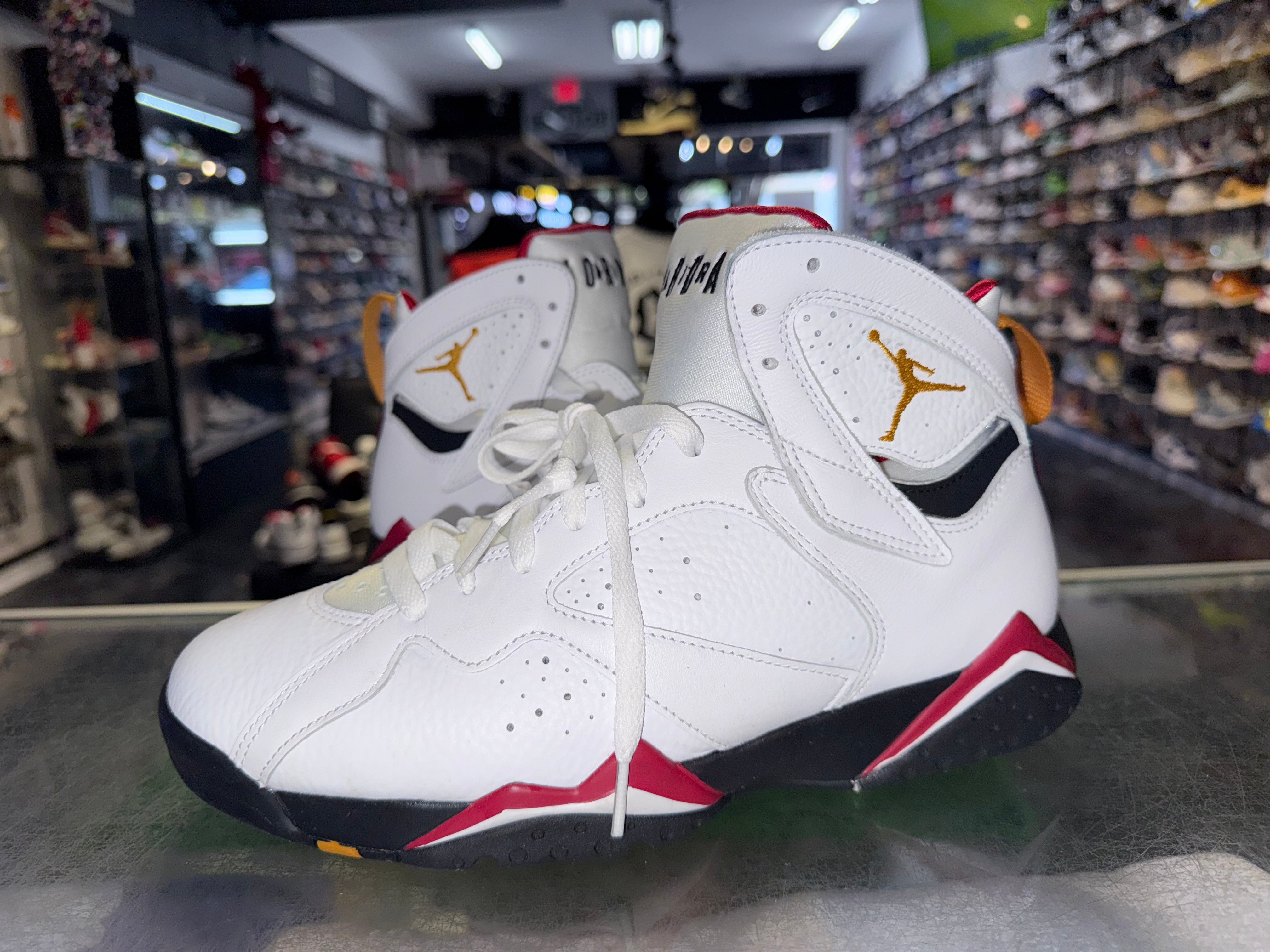 Size 9.5 Air Jordan 7 "Cardinal"