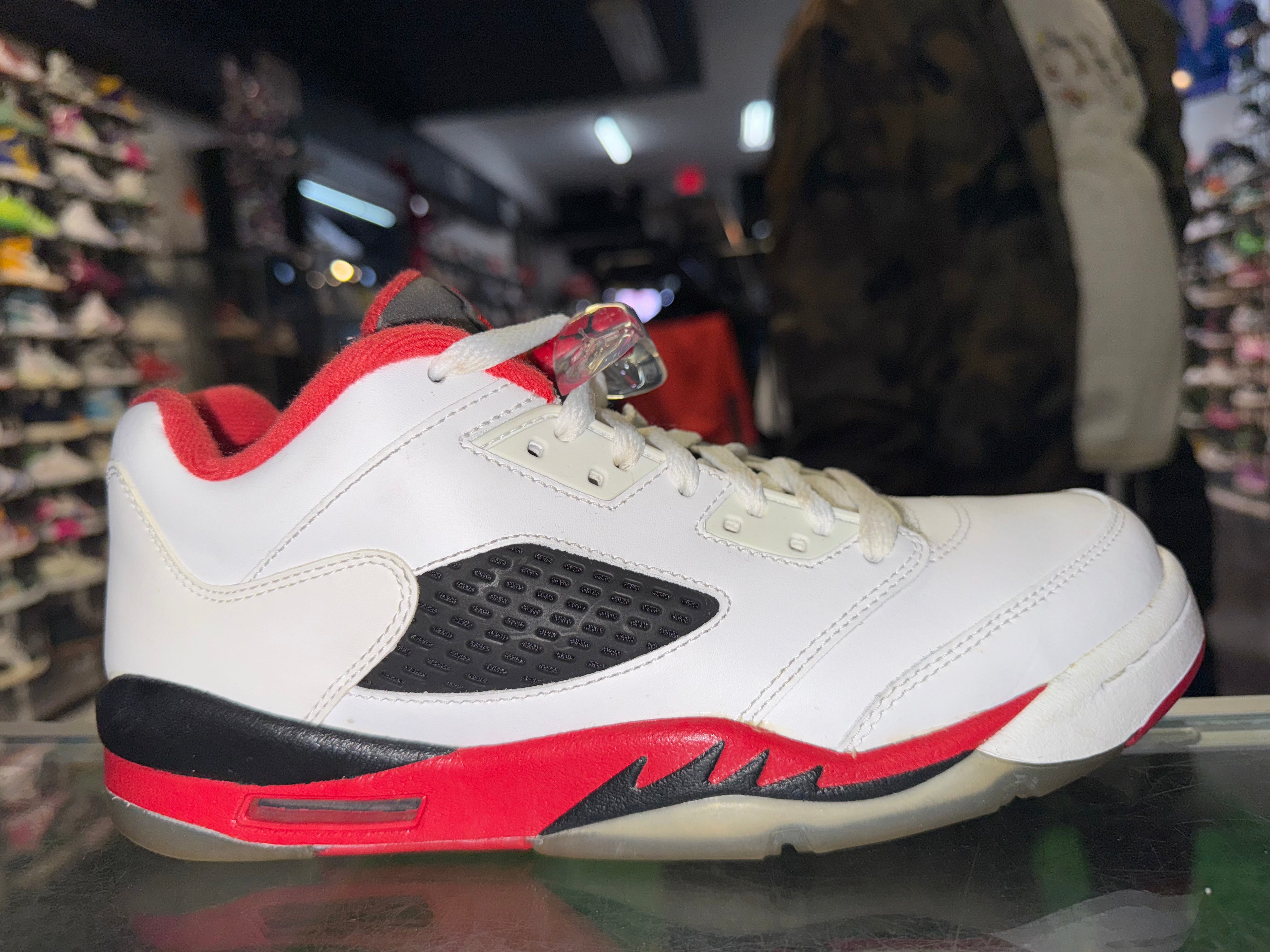 Size 7y Air Jordan 5 Low "Fire Red"
