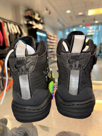 Size 9 Air Force 1 Mid “Off-White Black” Brand New (Mall)