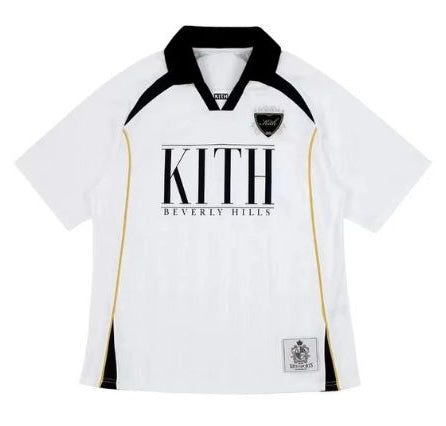 Size XL Kith Beverly Hills Jersey Tee “White/Black”