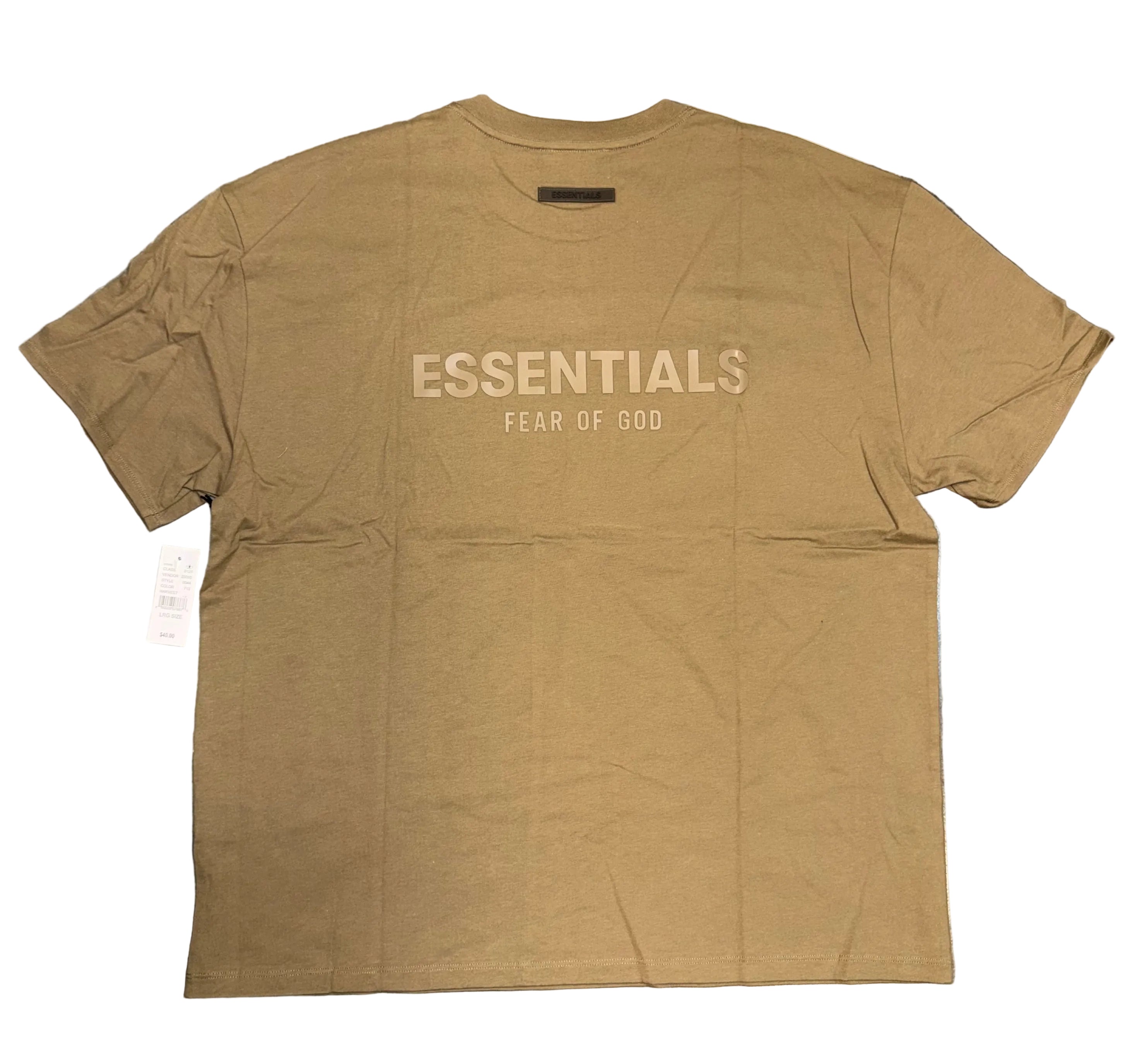 Size L Essentials FOG Tee “Harvest” Brand New
