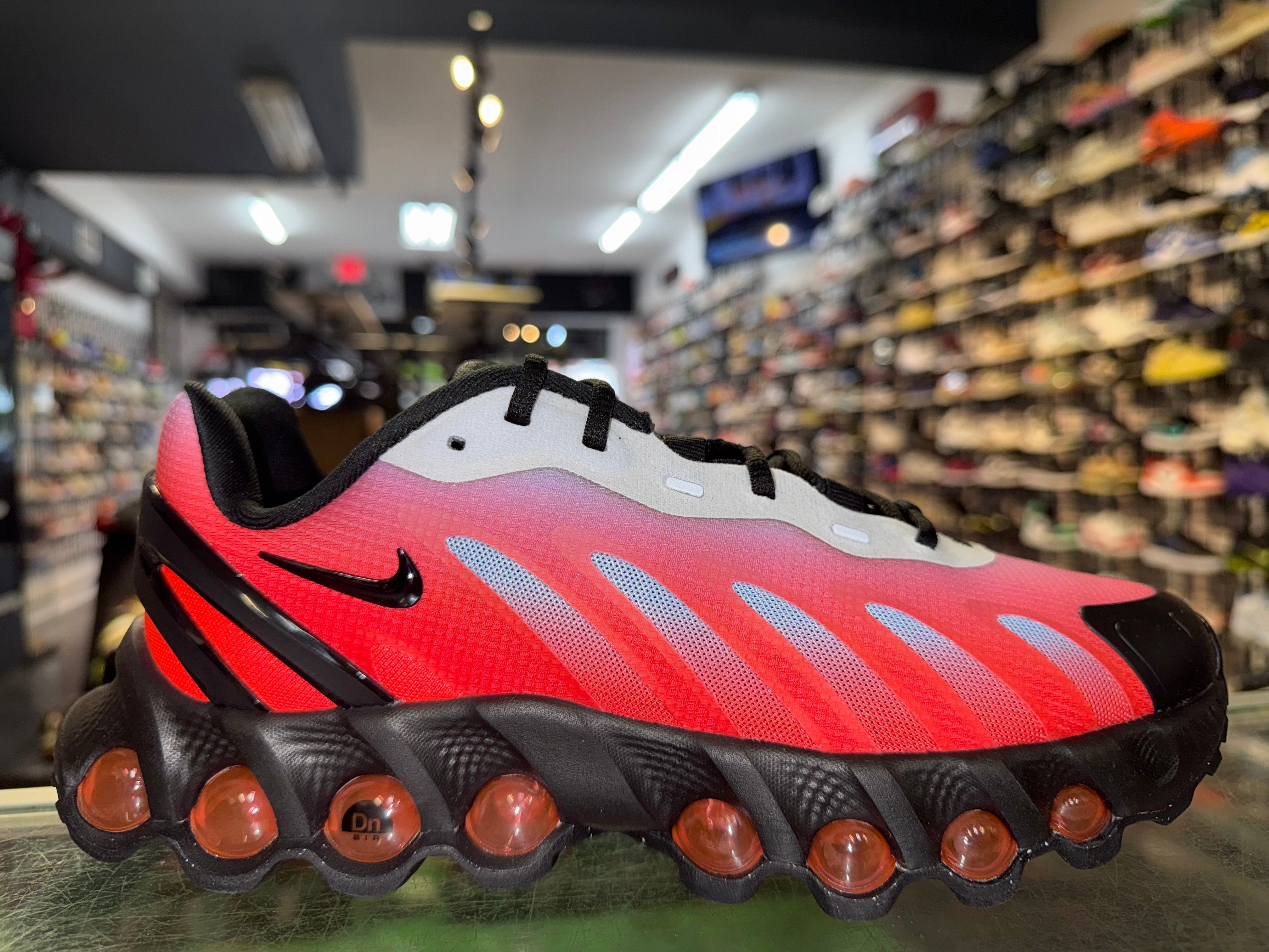 Size 6.5y Air Max Dn8 "Black Bright Crimson" Brand New