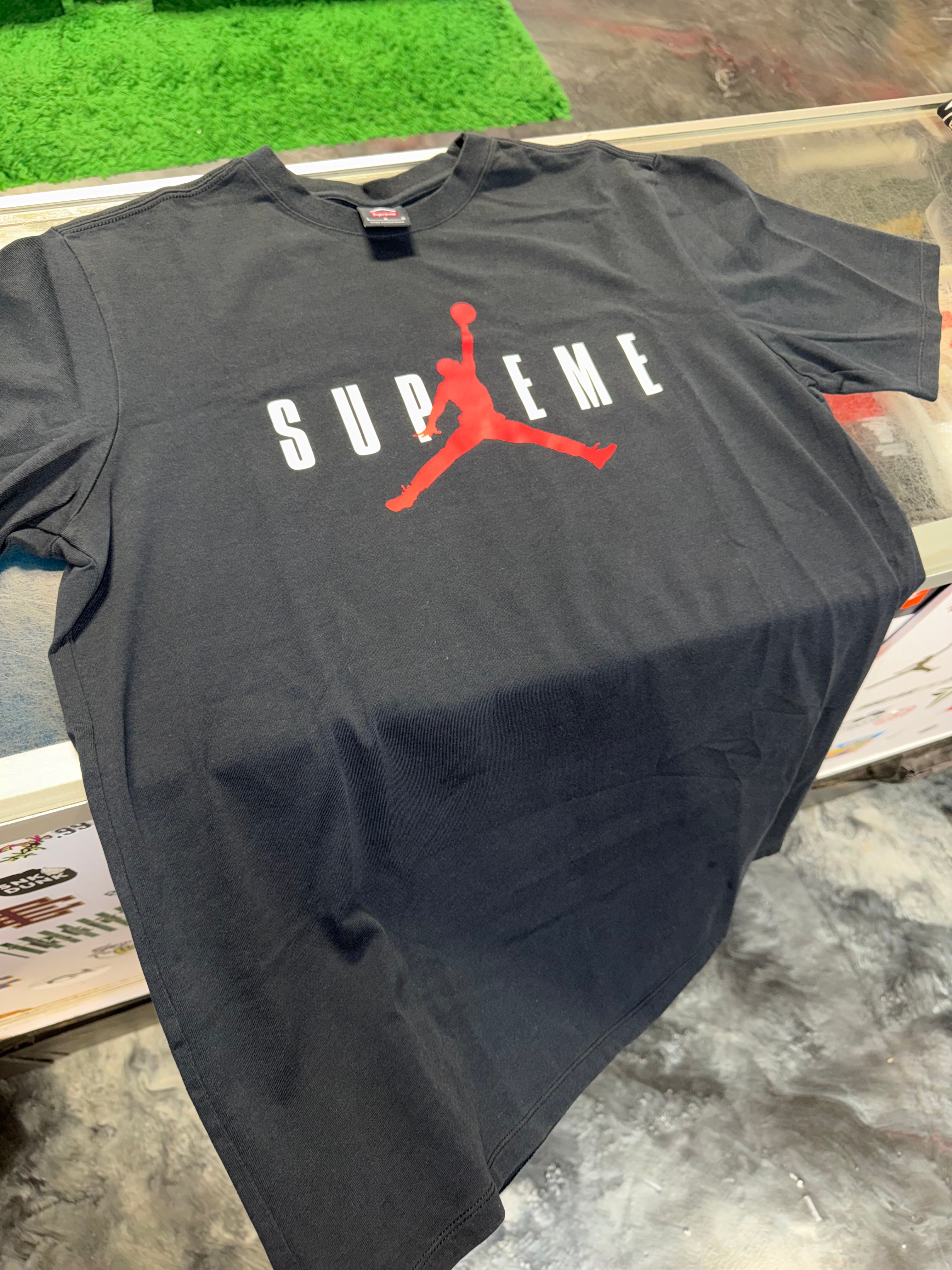 Size L Supreme Jordan Tee FW15 “Black” – Direct Kicks