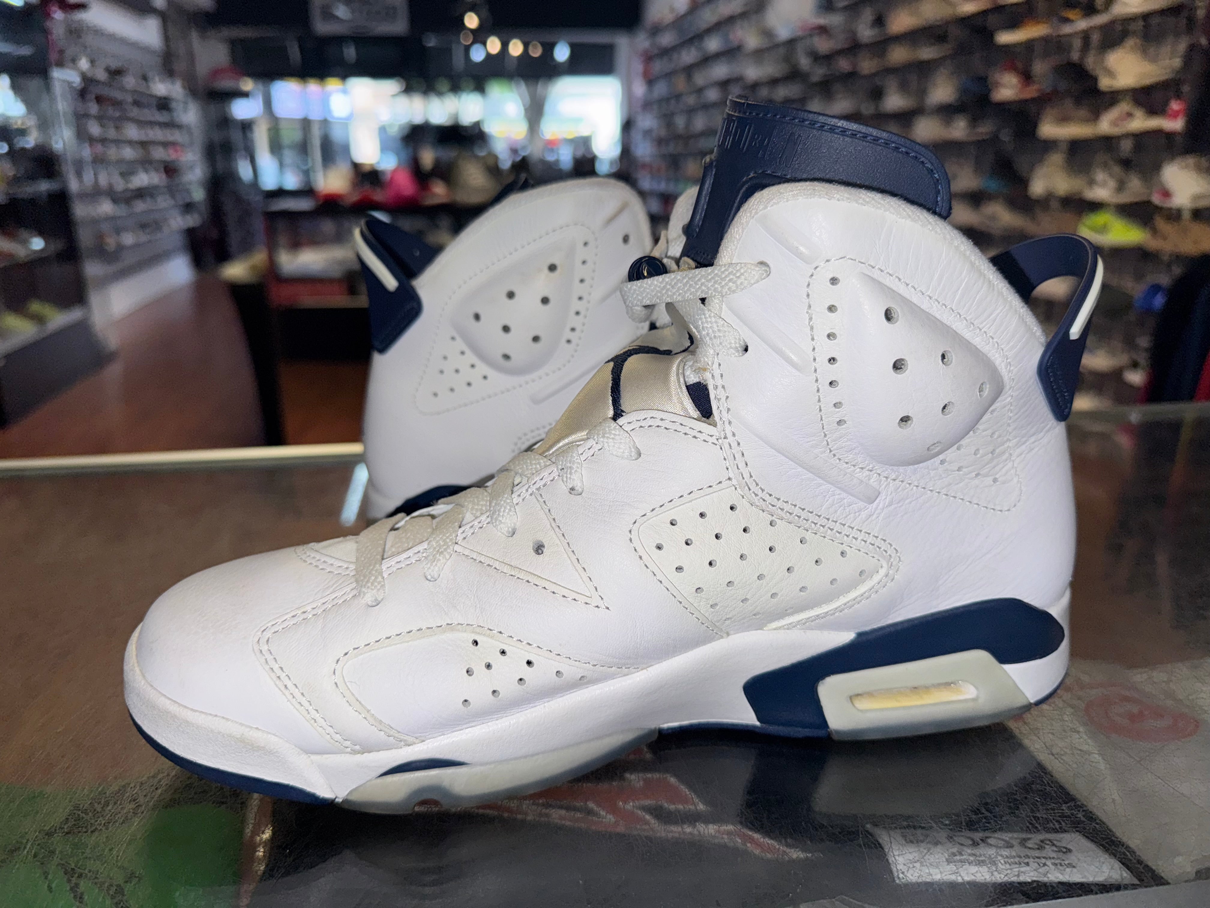 Size 10.5 Air Jordan 6 "Midnight Navy"