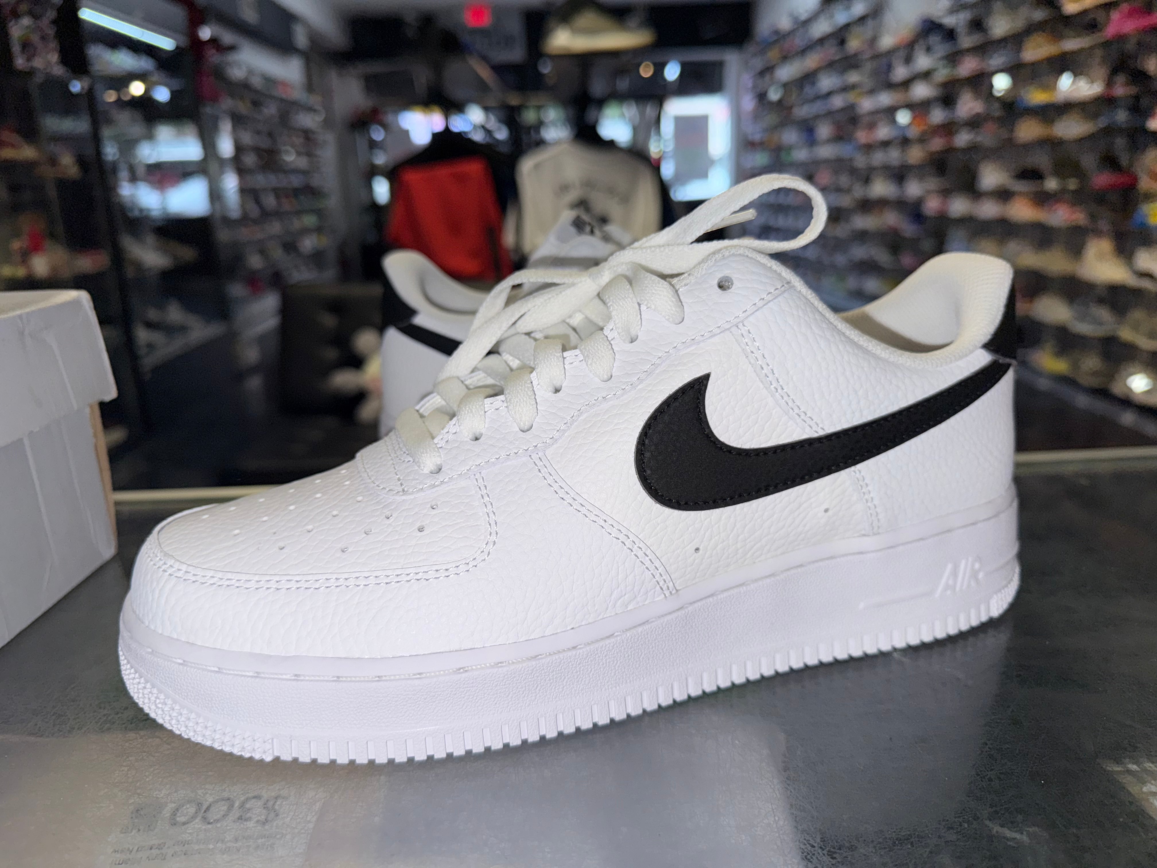Size 10.5 Air Force 1 “White Black” Worn 1x