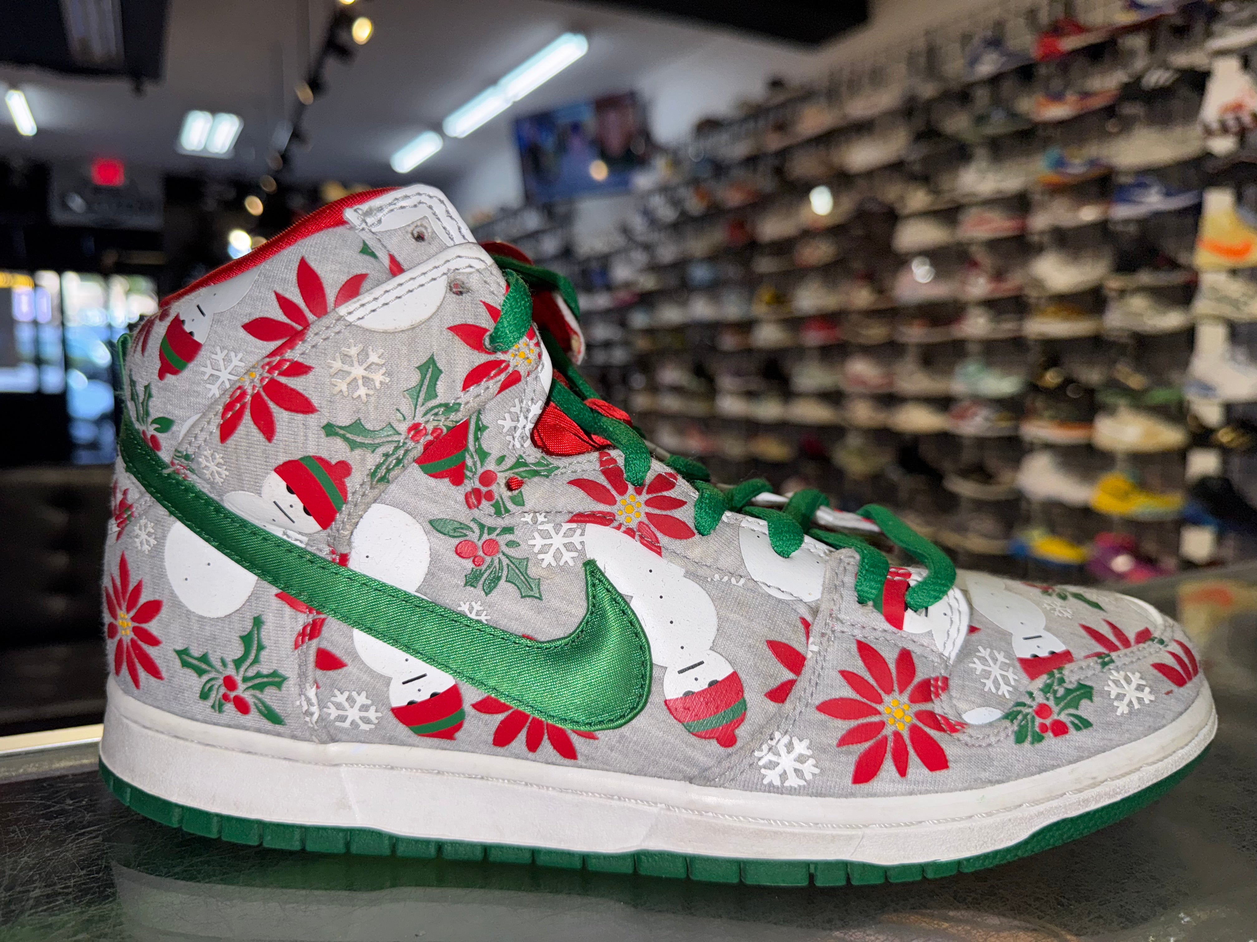Size 11 Dunk High SB Concepts "Ugly Christmas Sweater"