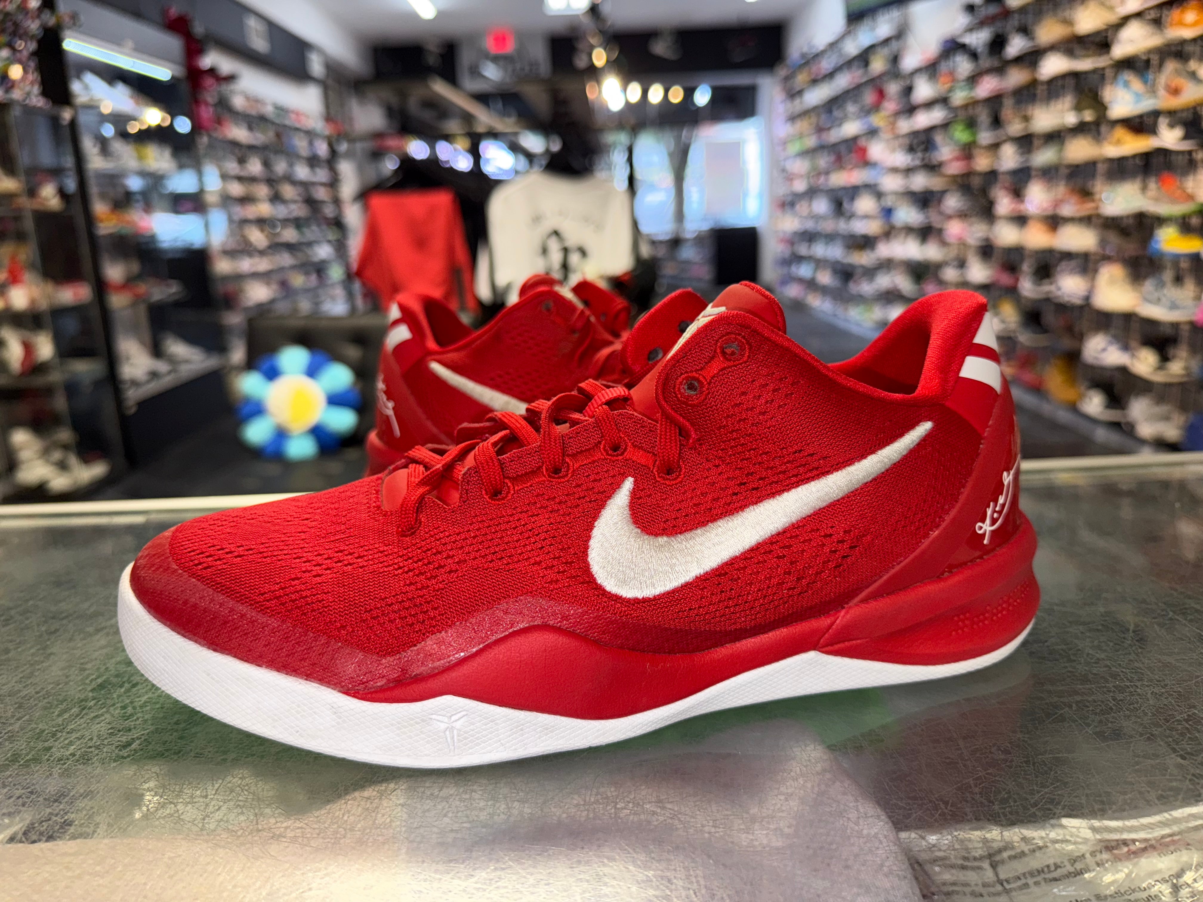 Size 7y Kobe 8 "University Red"