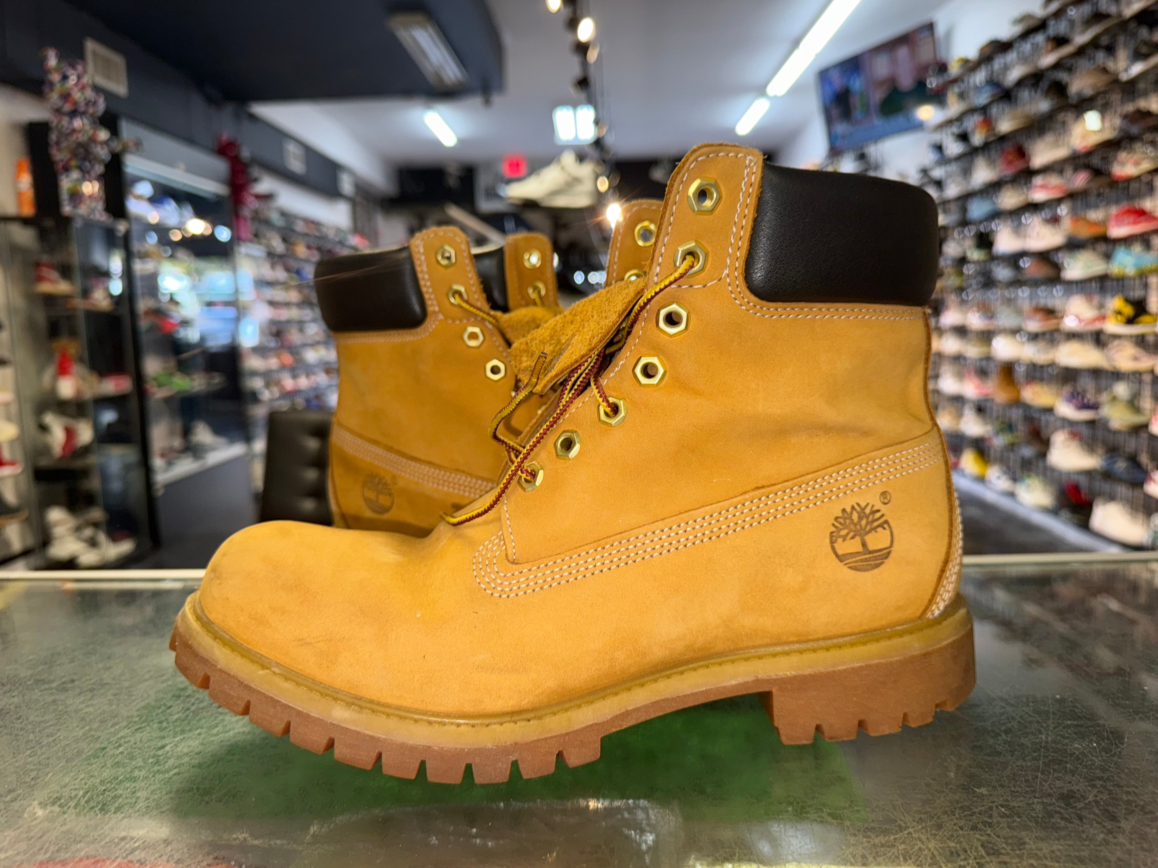 Size 10 Timberland 6 Inch Premium Boot "Wheat"