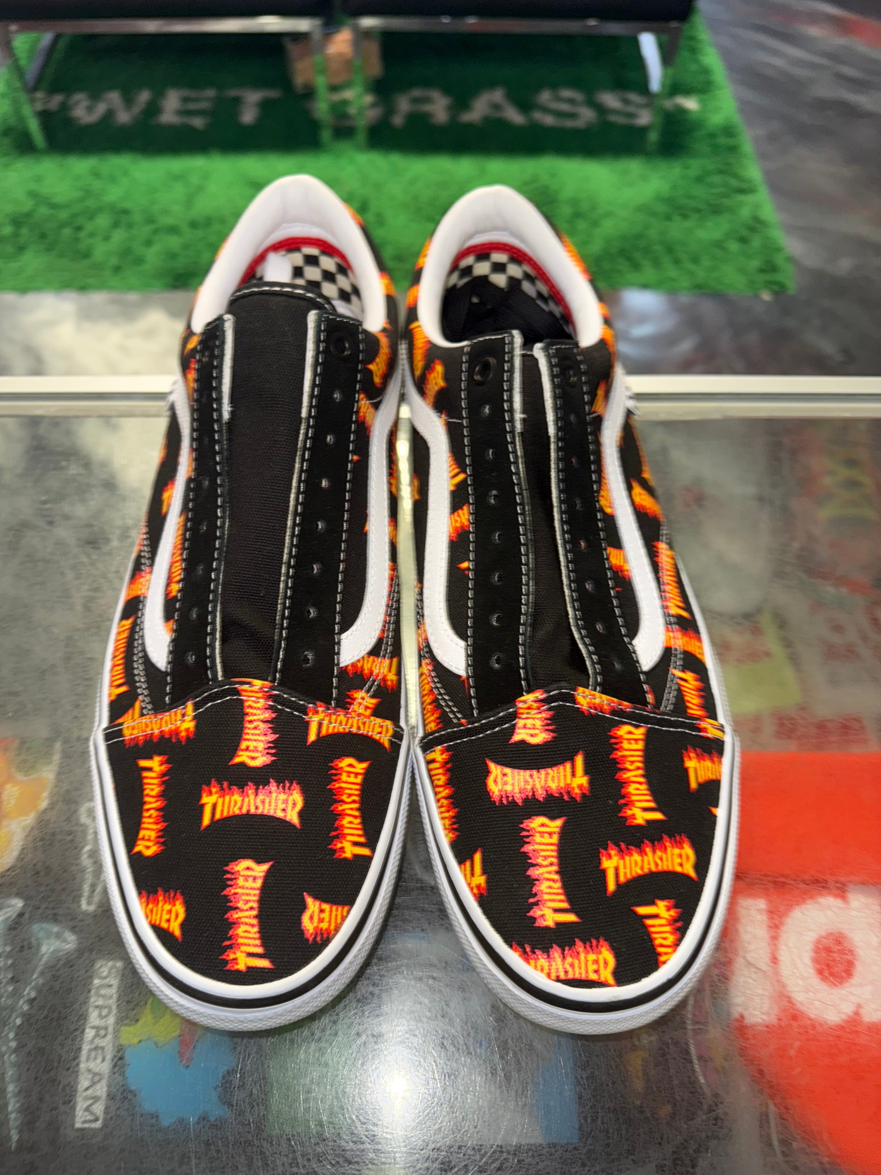 Size 13 Vans x Thrasher Old Skool “Black” Brand New