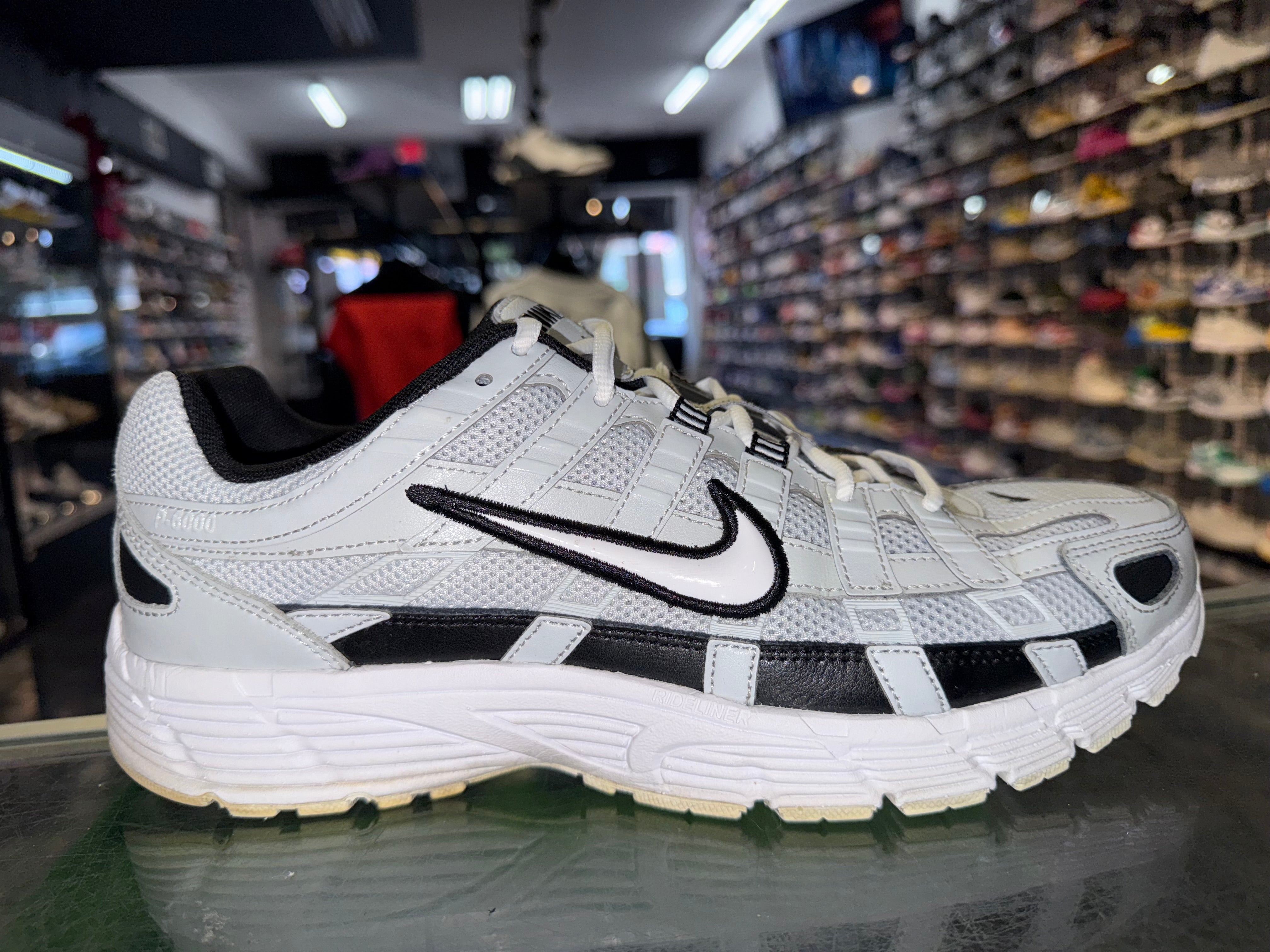 Size 10.5 Nike P-6000 "Black White"