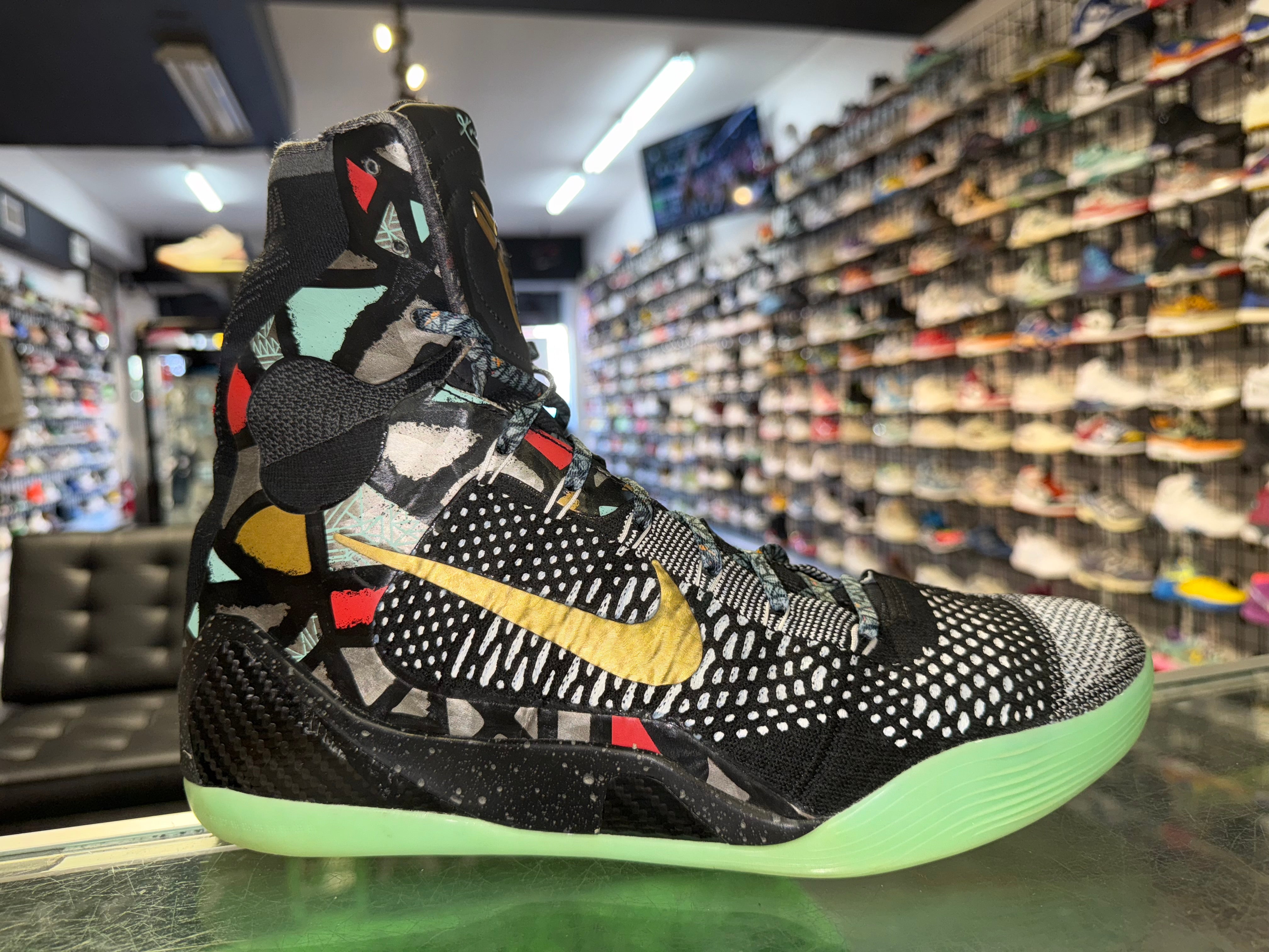 Size 12.5 Kobe 9 All Star Promo Sample "Gumbo"