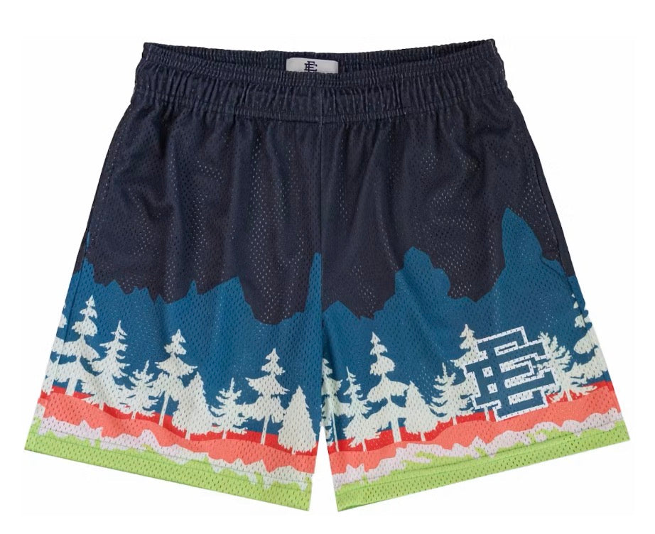 Size M Eric Emanuel EE Shorts “Trees/Multicolor”