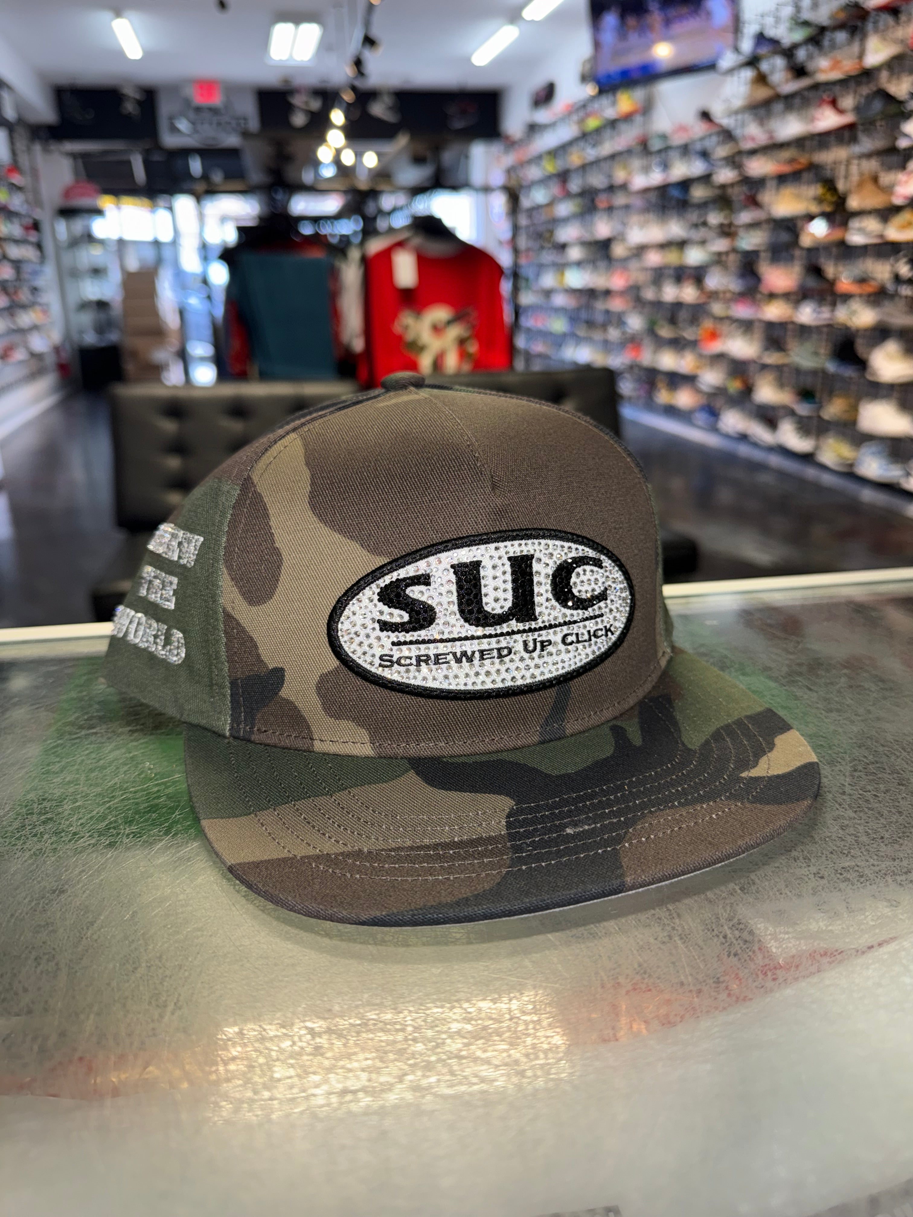 Size OS Supreme DJ Screw 5 Panel Hat “Camo” Brand New