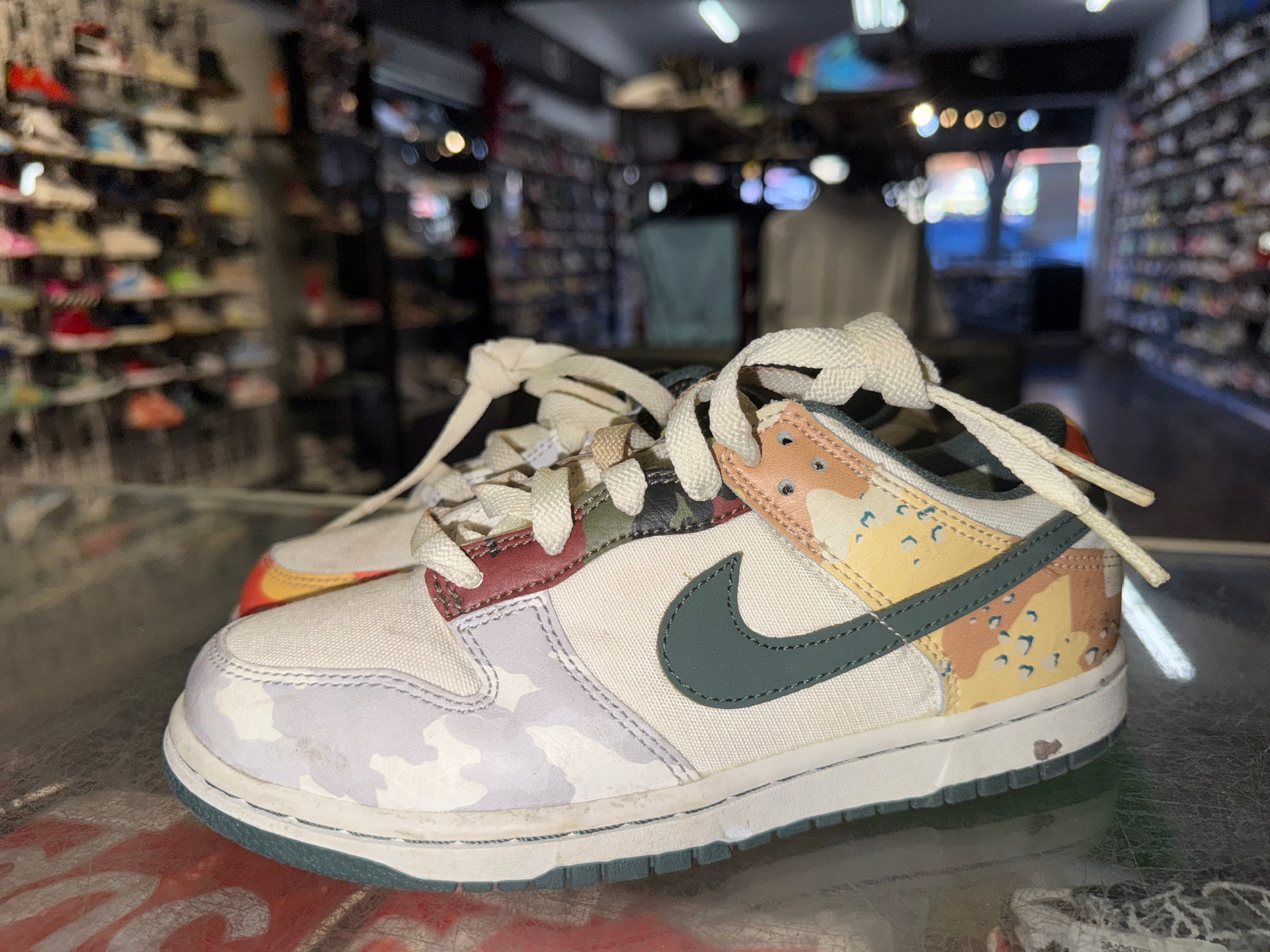 Size 3y DunK Low "Multi Camo" - NB