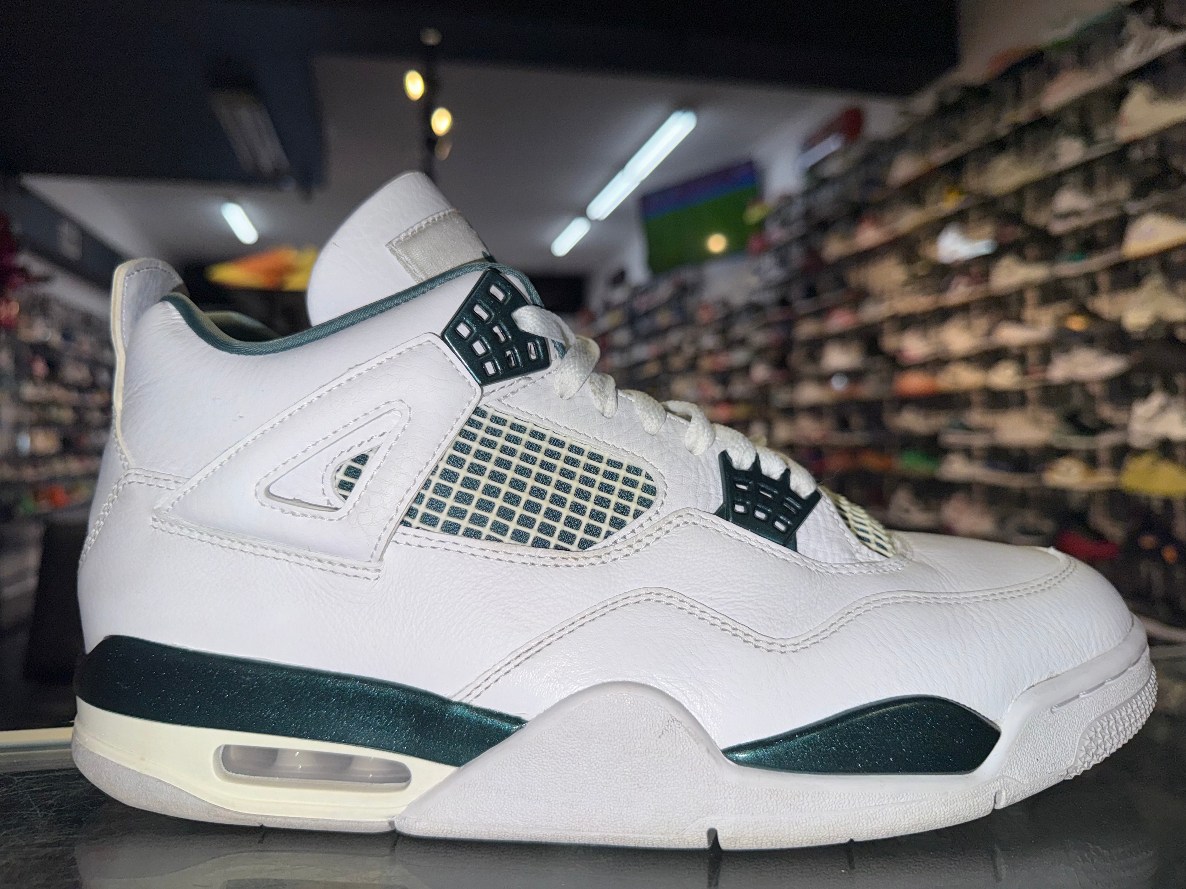 Size 10.5 Air Jordan 4 "Oxidized Green"