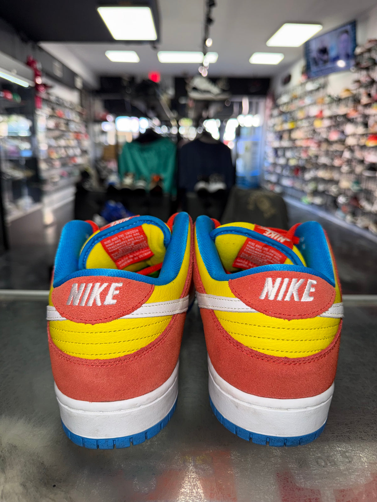Nike Dunk Low SB Bart Simpson sneaker, pre-owned, size 12 – view 6