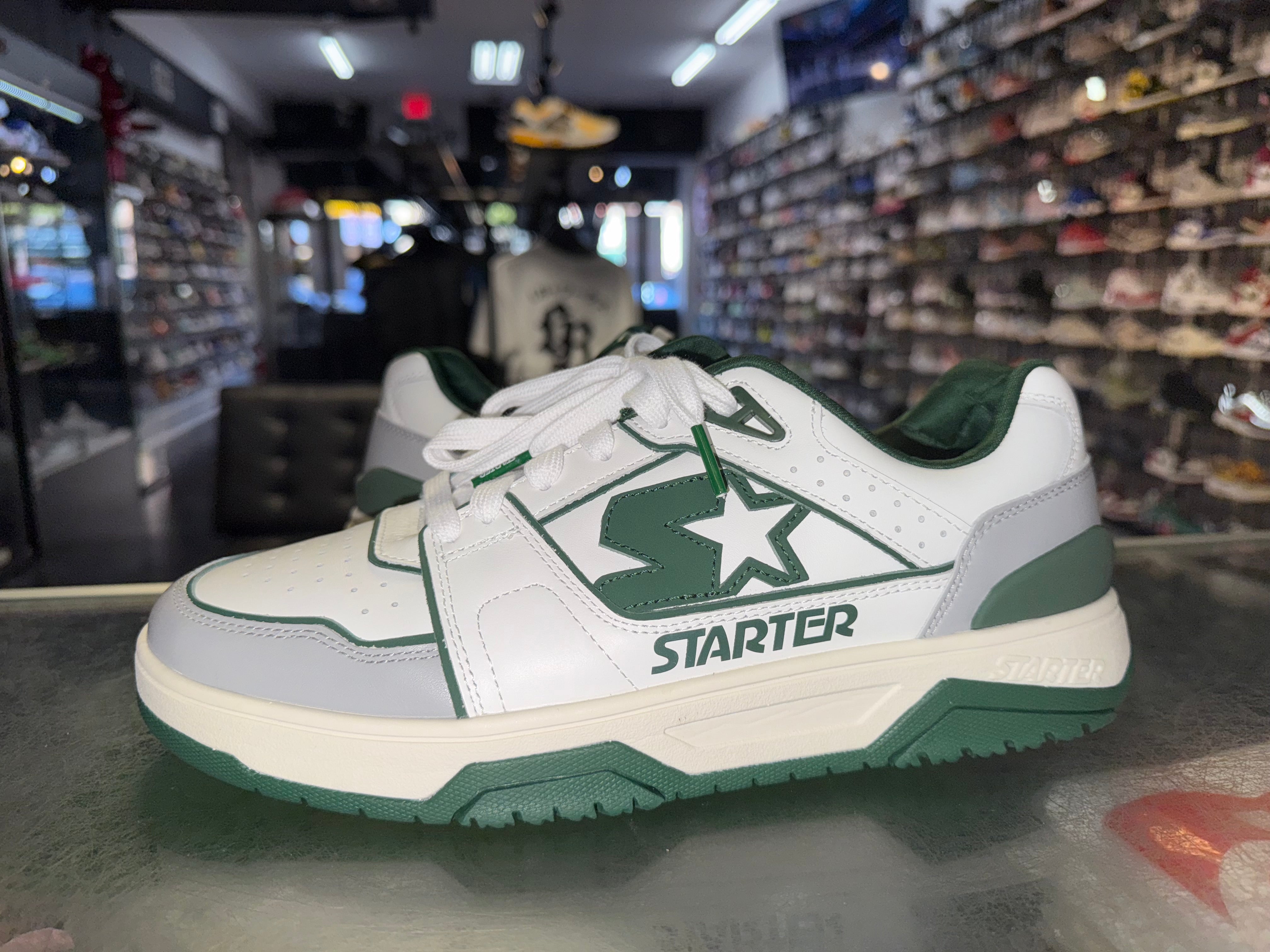 Size 10 Starter Fastbreak Low “White/Green”