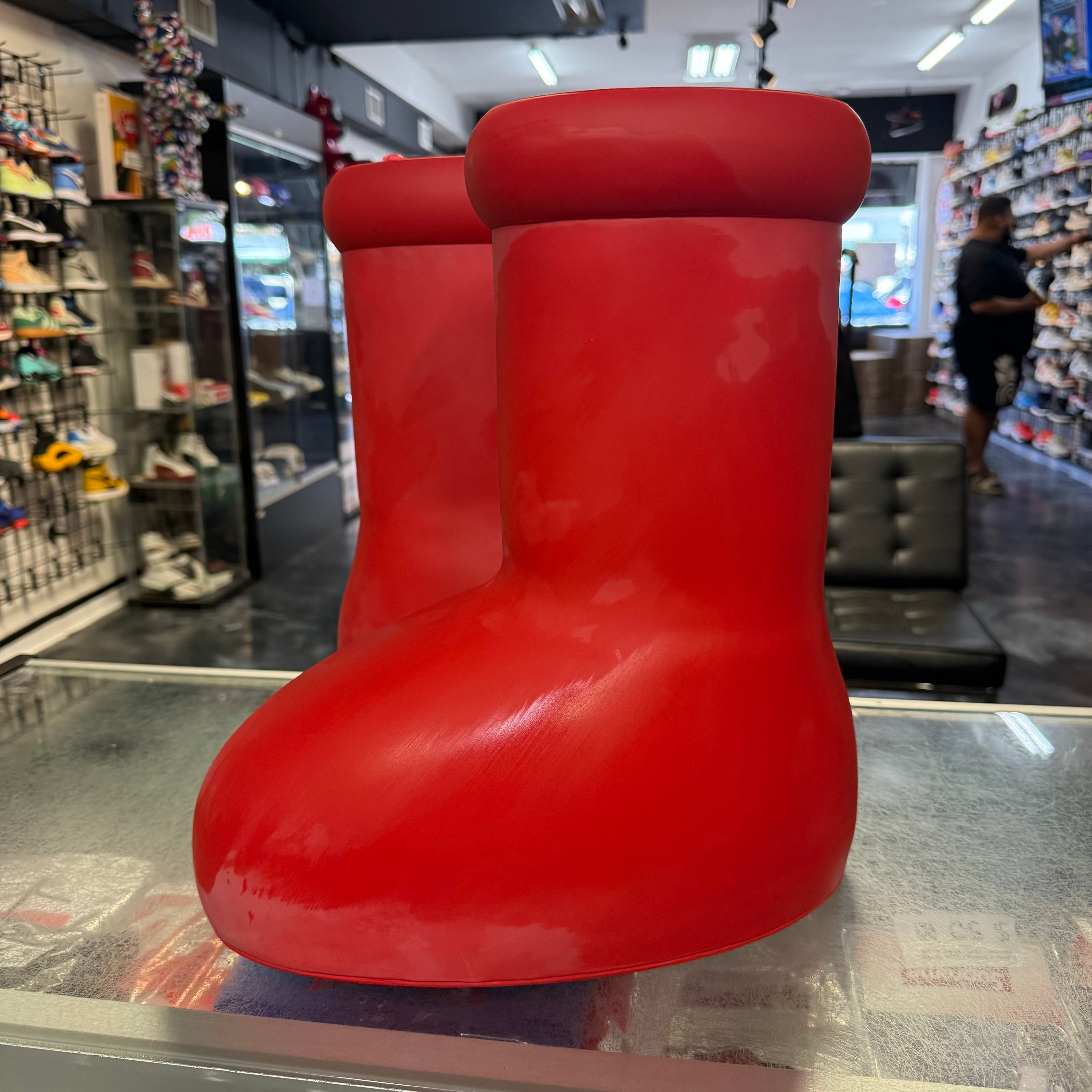 Size 12 MSCHF "Big Red Boot" Brand New