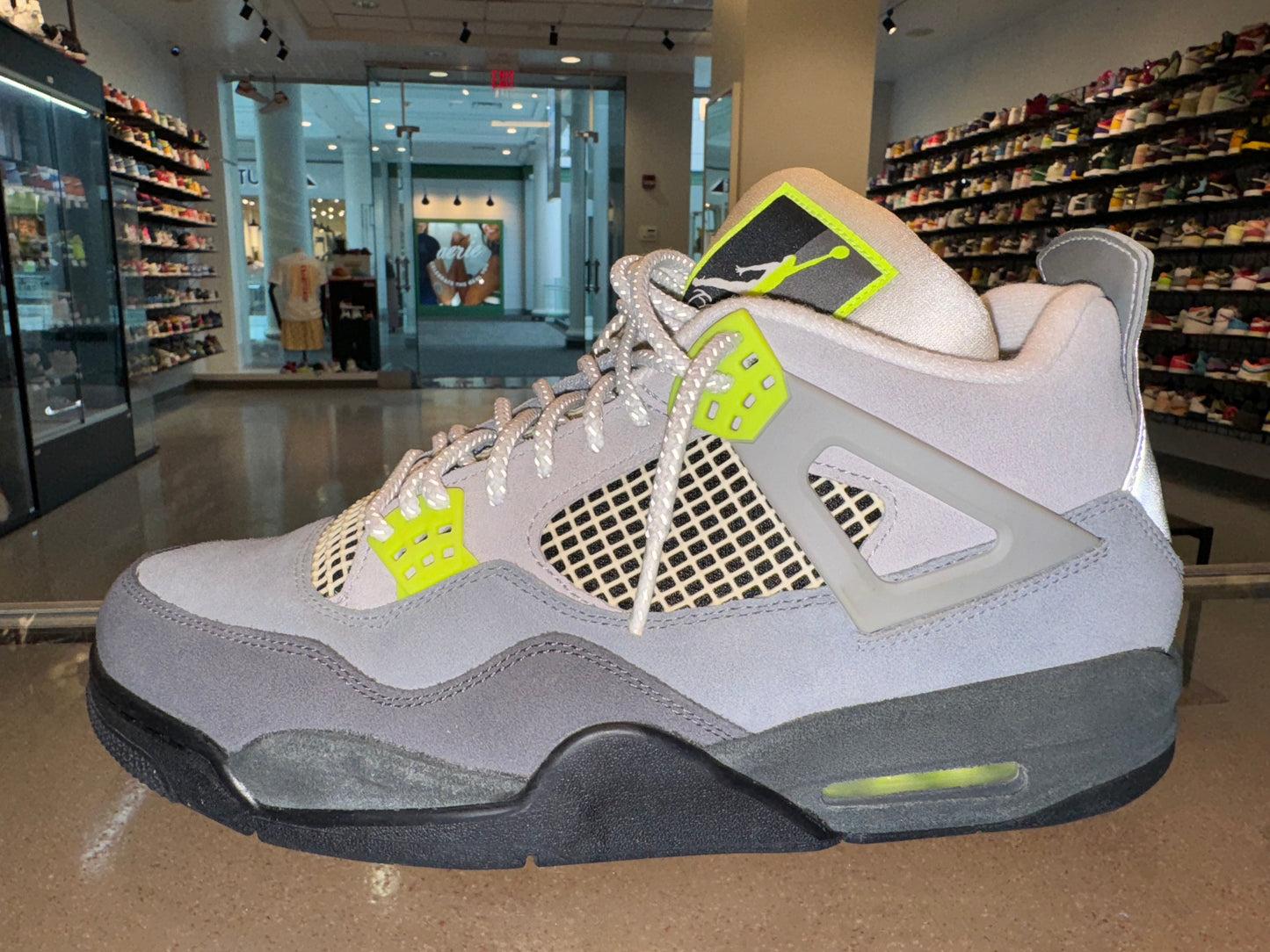 Size 12 Air Jordan 4 “Neon 95” (Mall)