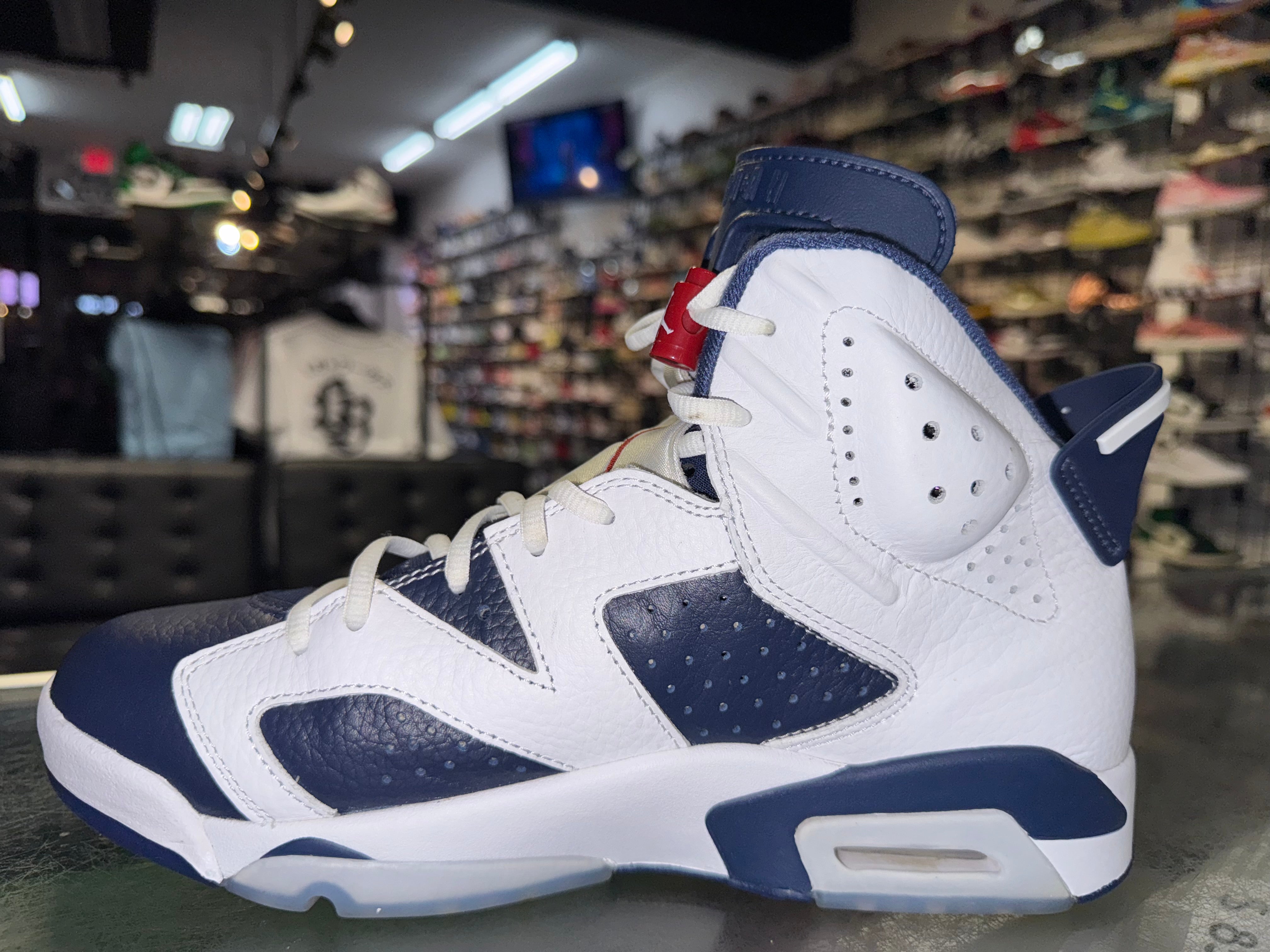 Size 9.5 Air Jordan 6 "Olympic"