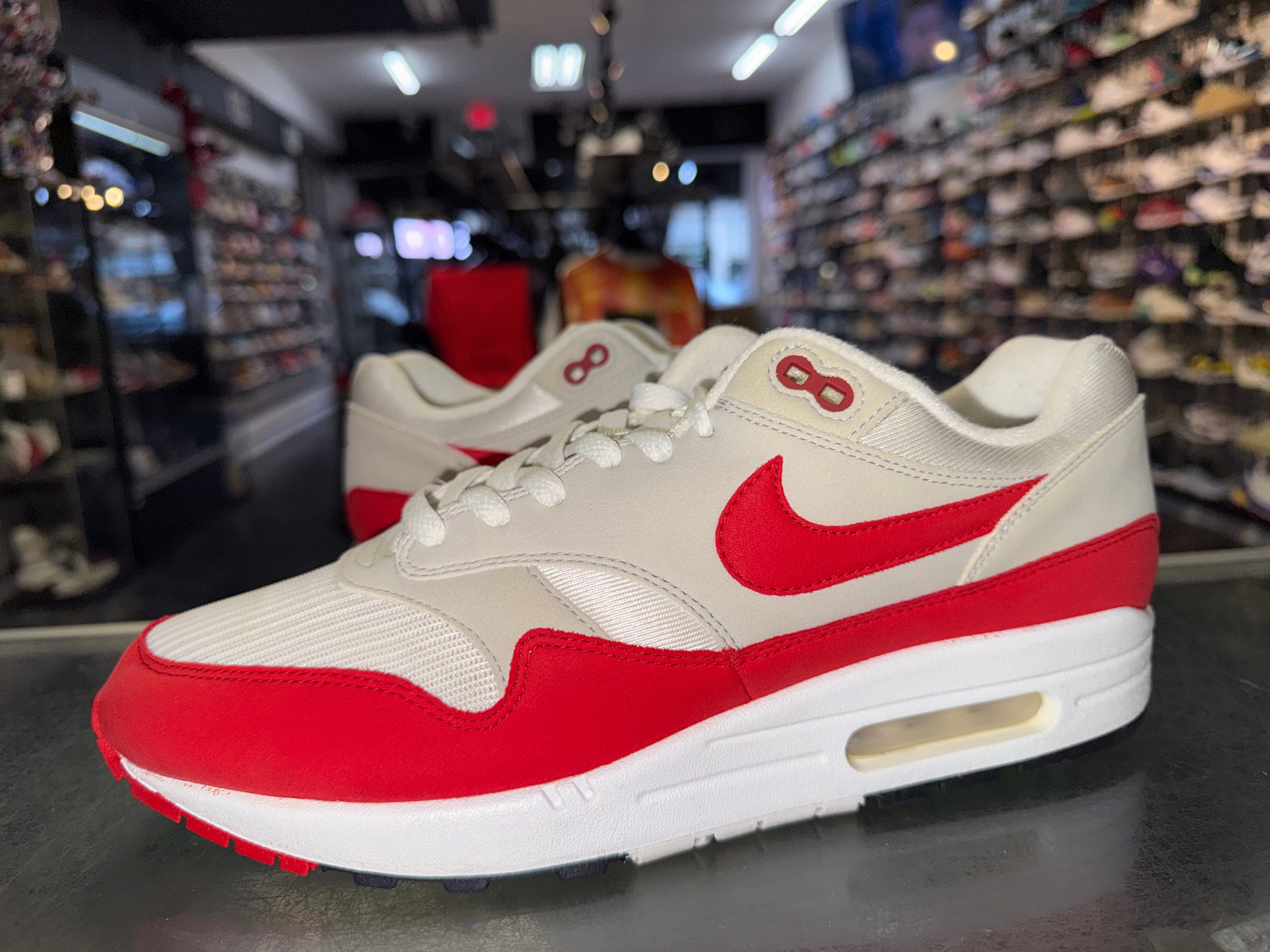 Size 10.5 Air Max 1 "Anniversary Red"