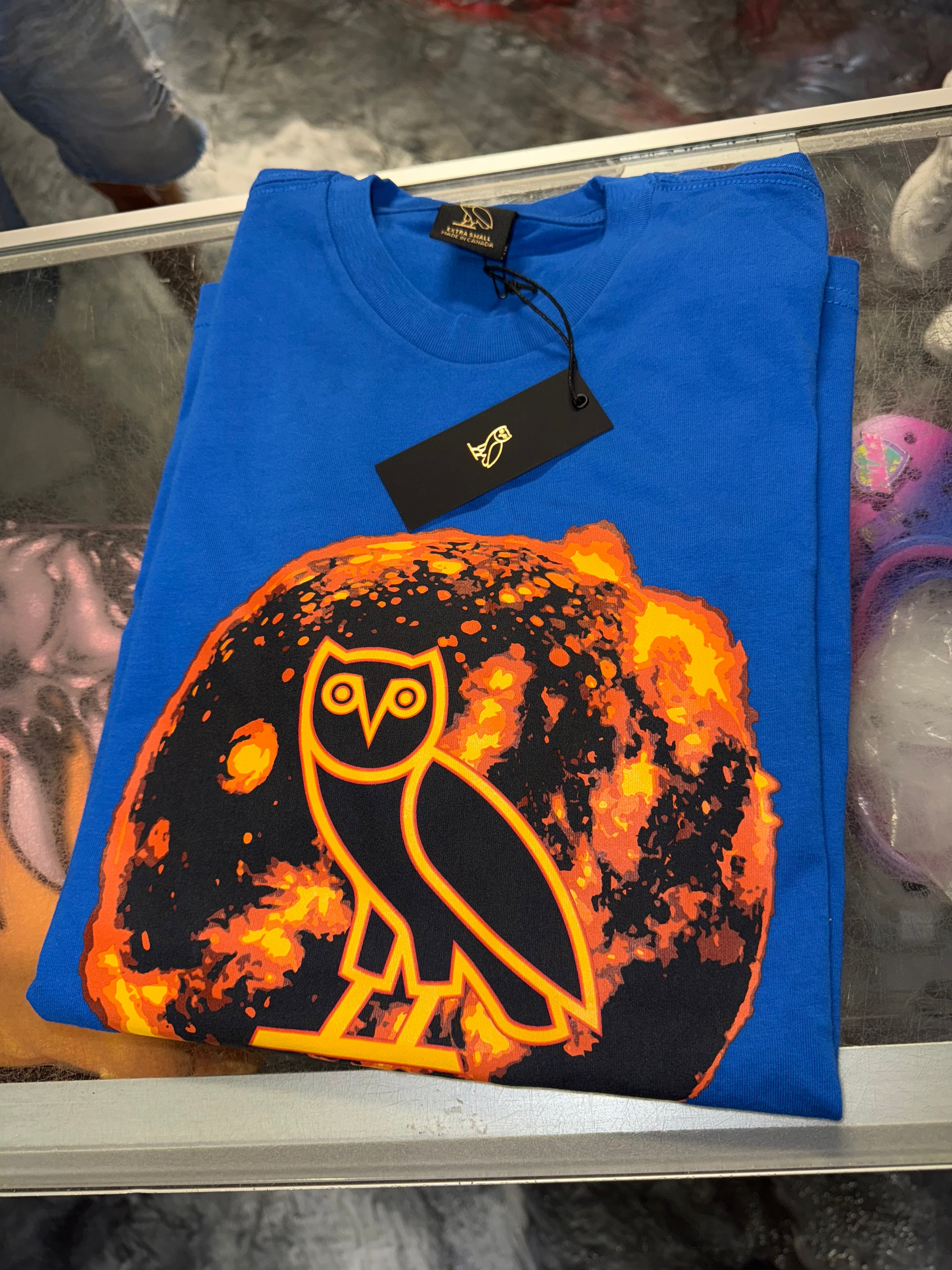 Size XS OVO Planet Tee “Blue” Brand New
