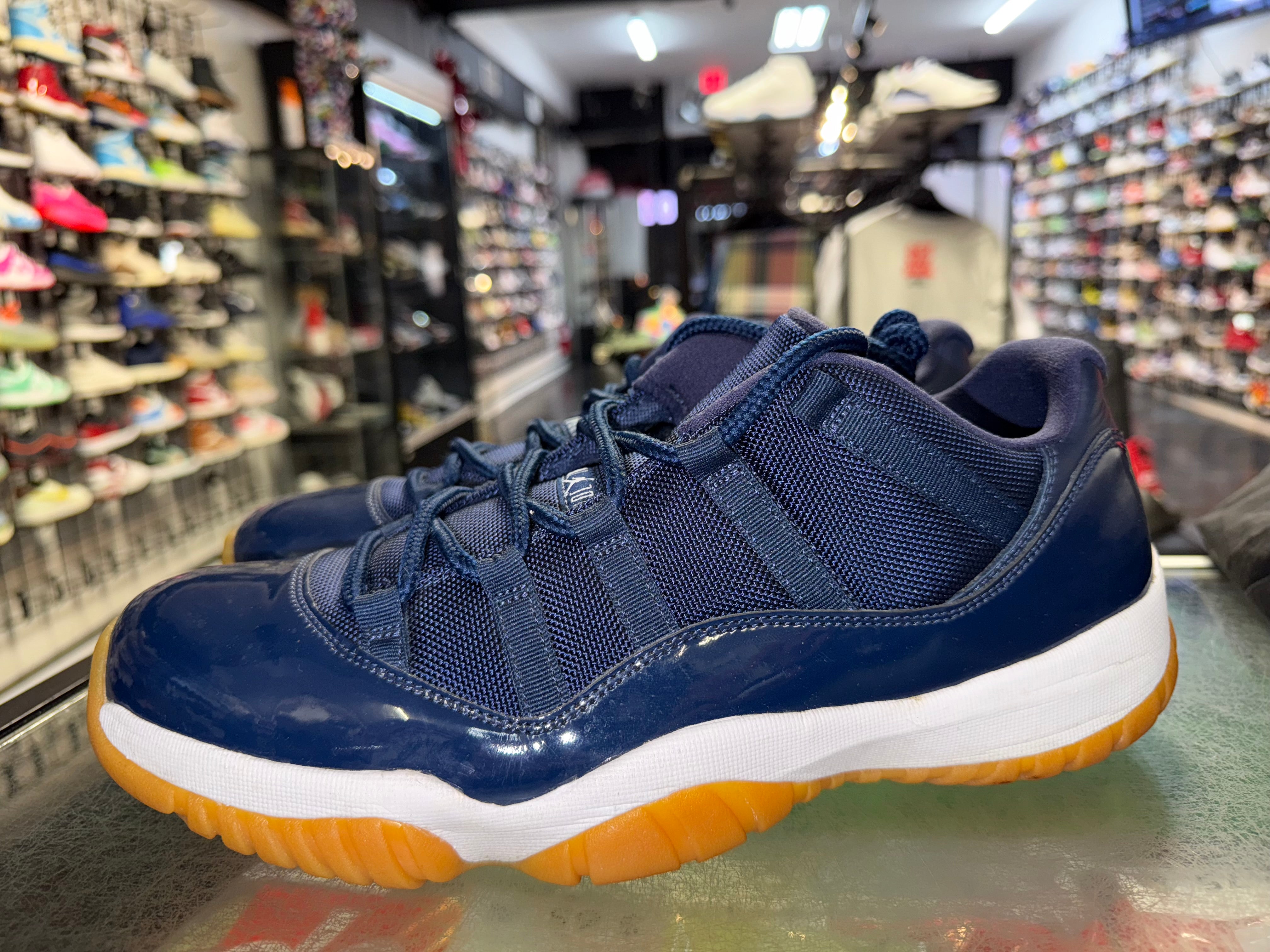 Size 12 Air Jordan 11 Low "Midnight Navy"