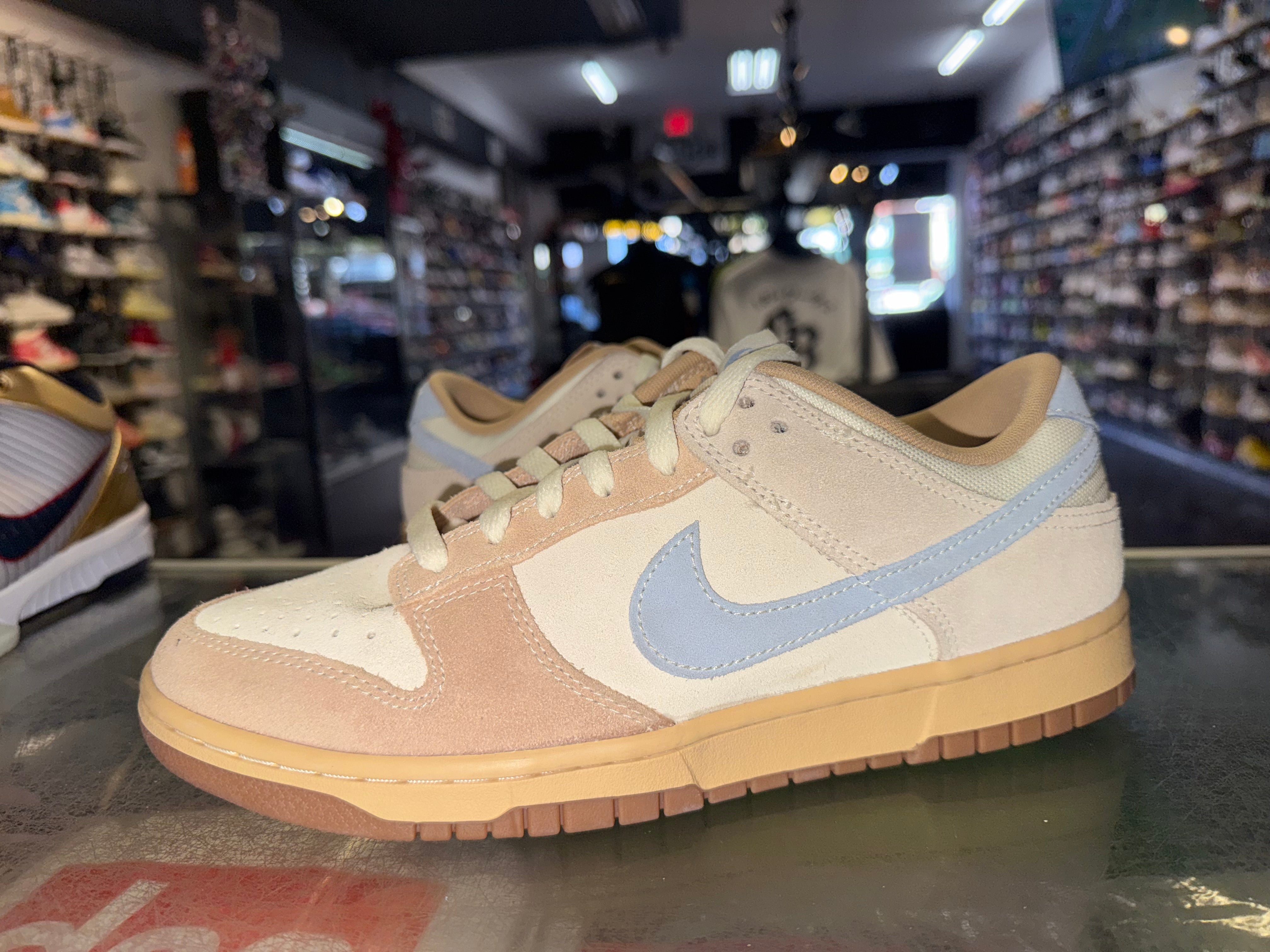 Size 9 Dunk Low "Sanddrift Light Armory Blue"