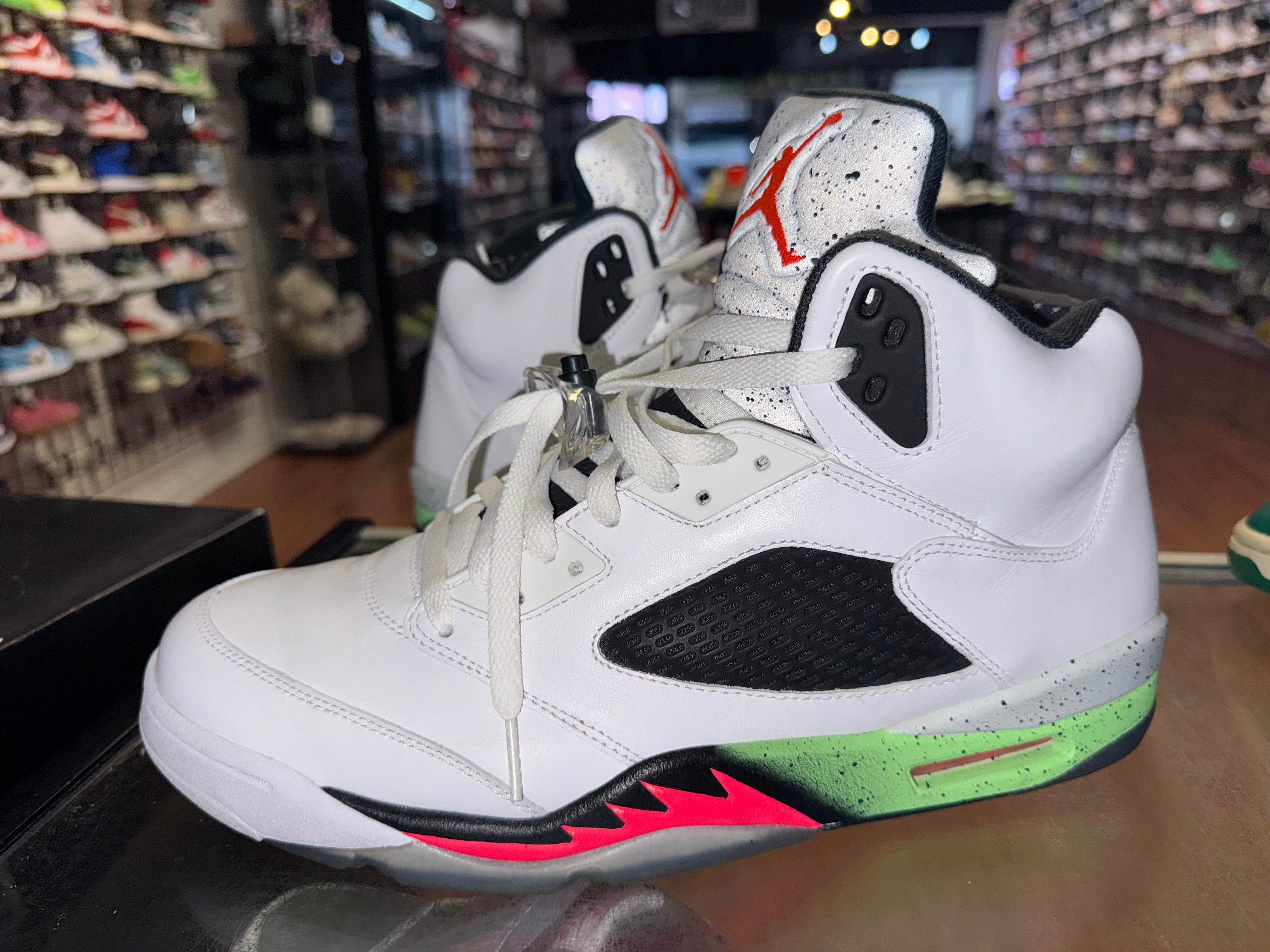 Size 13 Air Jordan 5 "Poison Green"