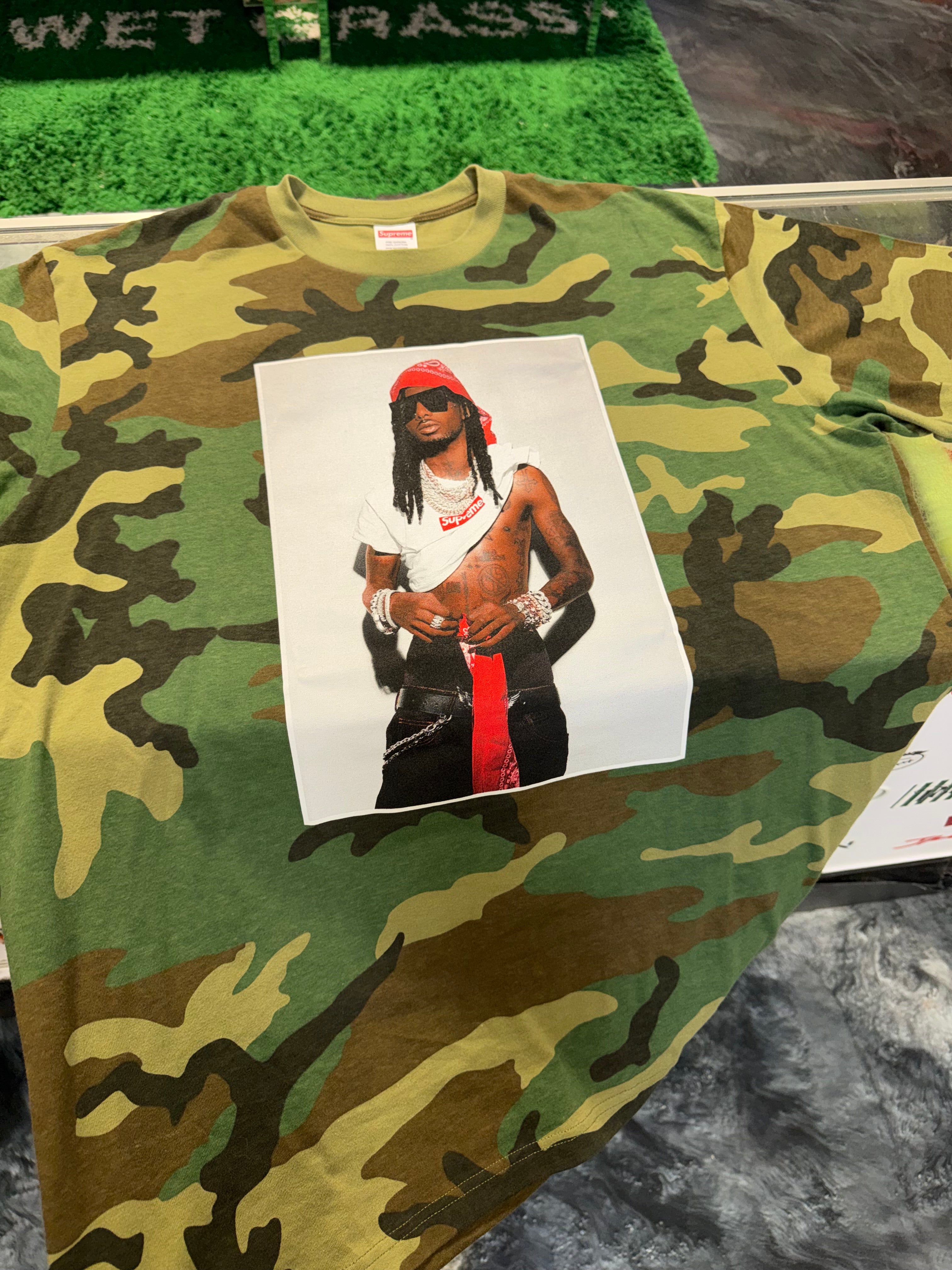 【XL】Playboi Carti Supreme フォトT Camo Size XL Supreme Playboi Carti Photo Tee “Camo” – Direct Kicks