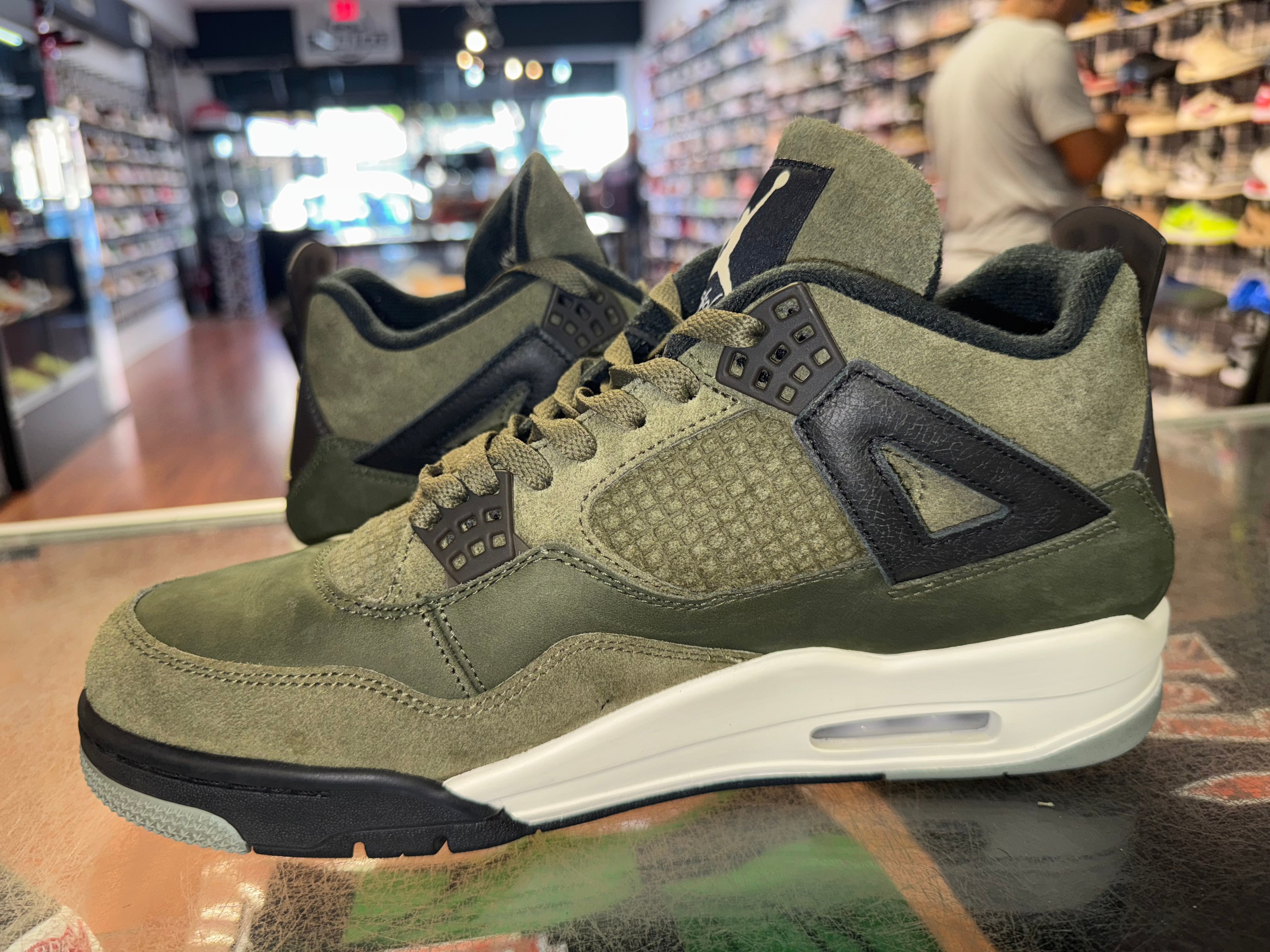 Size 11 Air Jordan 4 Craft "Medium Olive"
