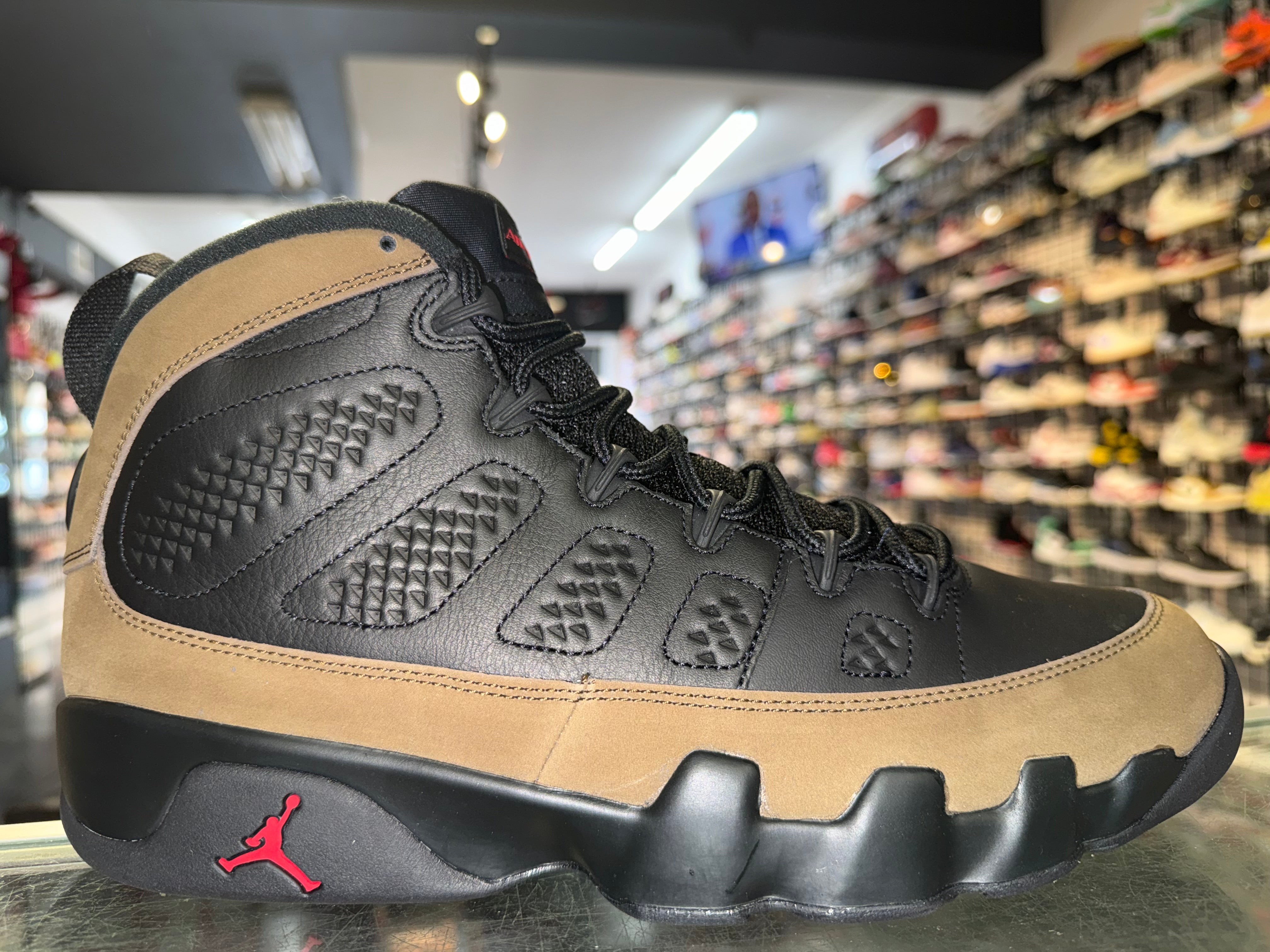 Size 11 Air Jordan 9 “Olive” Brand New