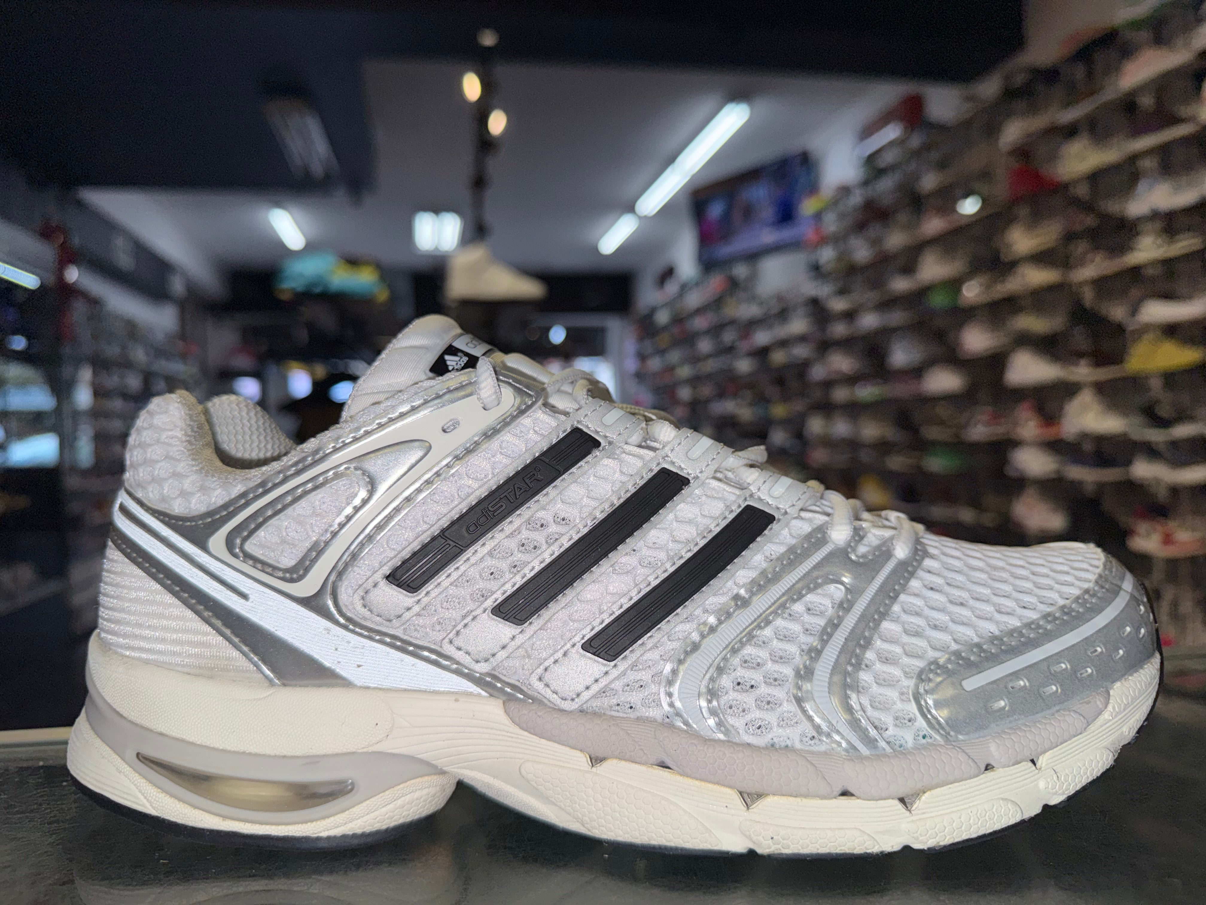 Size 10.5 Adidas Adistar Control 5 "Silver Metallic Grey Black"