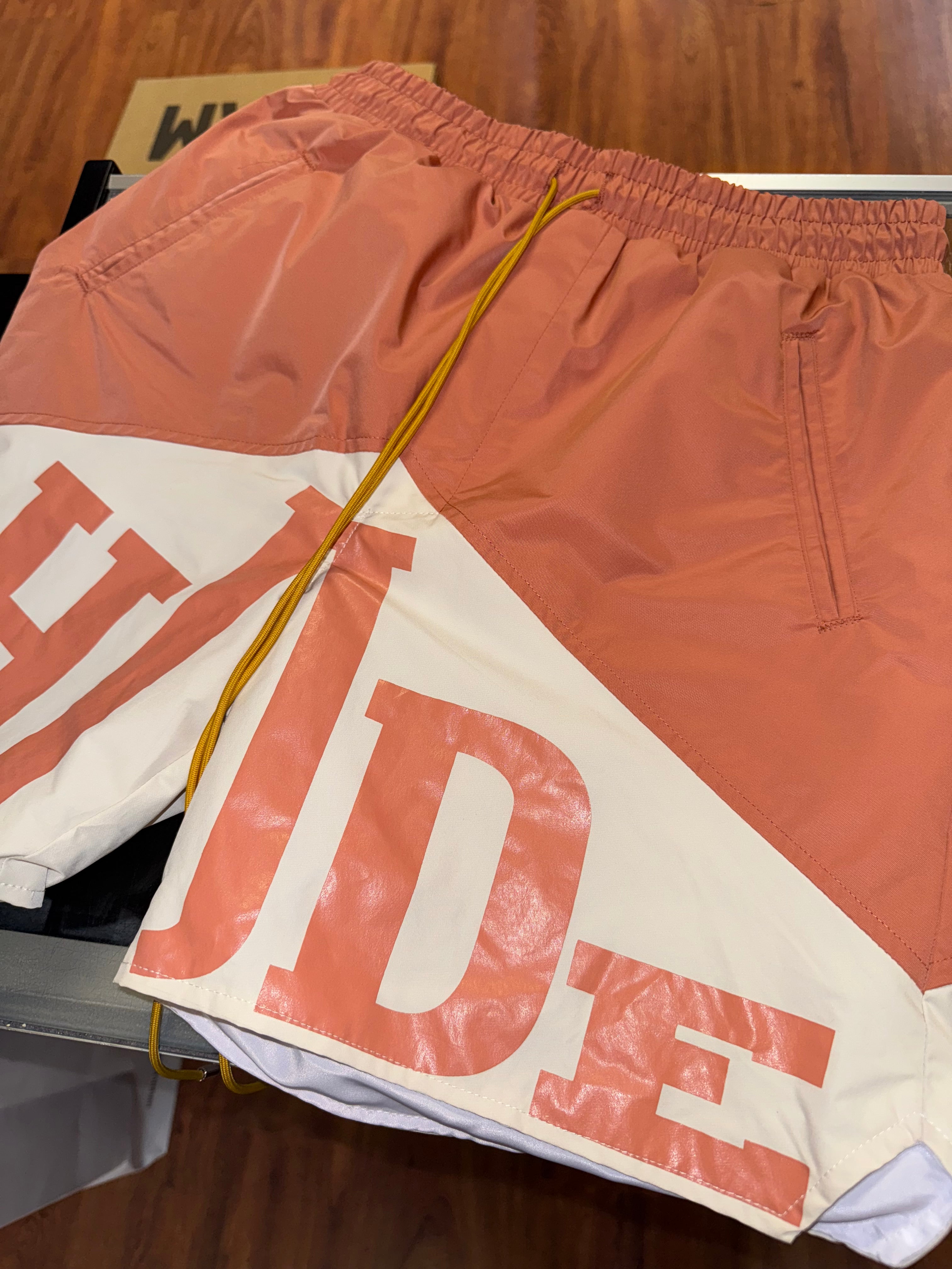 Size XS (Fits S) Rhude Yachting Shorts “Orange”
