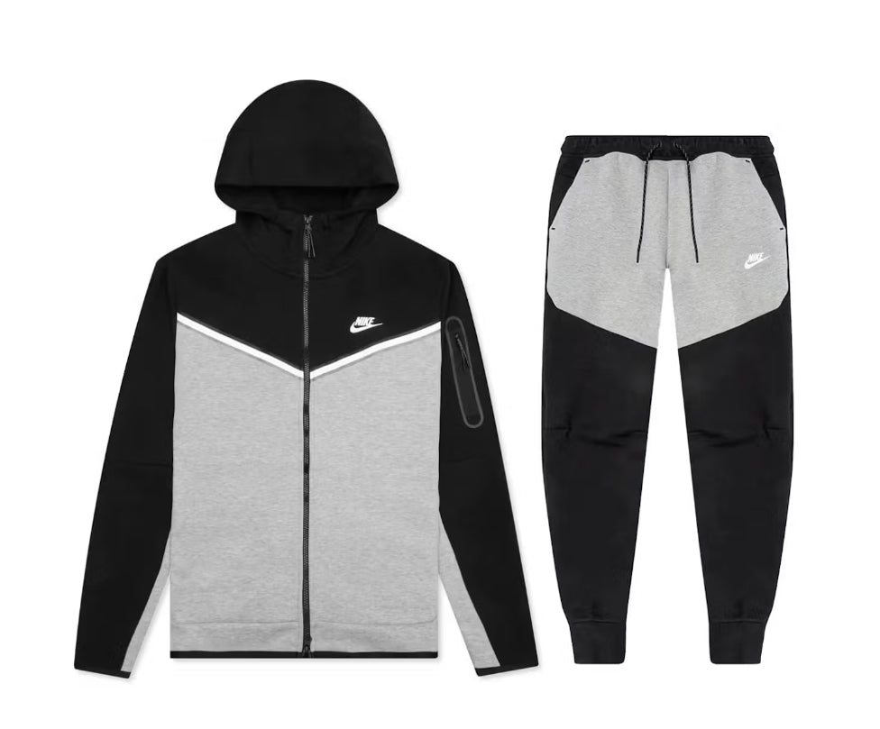 Size M Nike Tech Full Suit “Black/Grey” Brand New