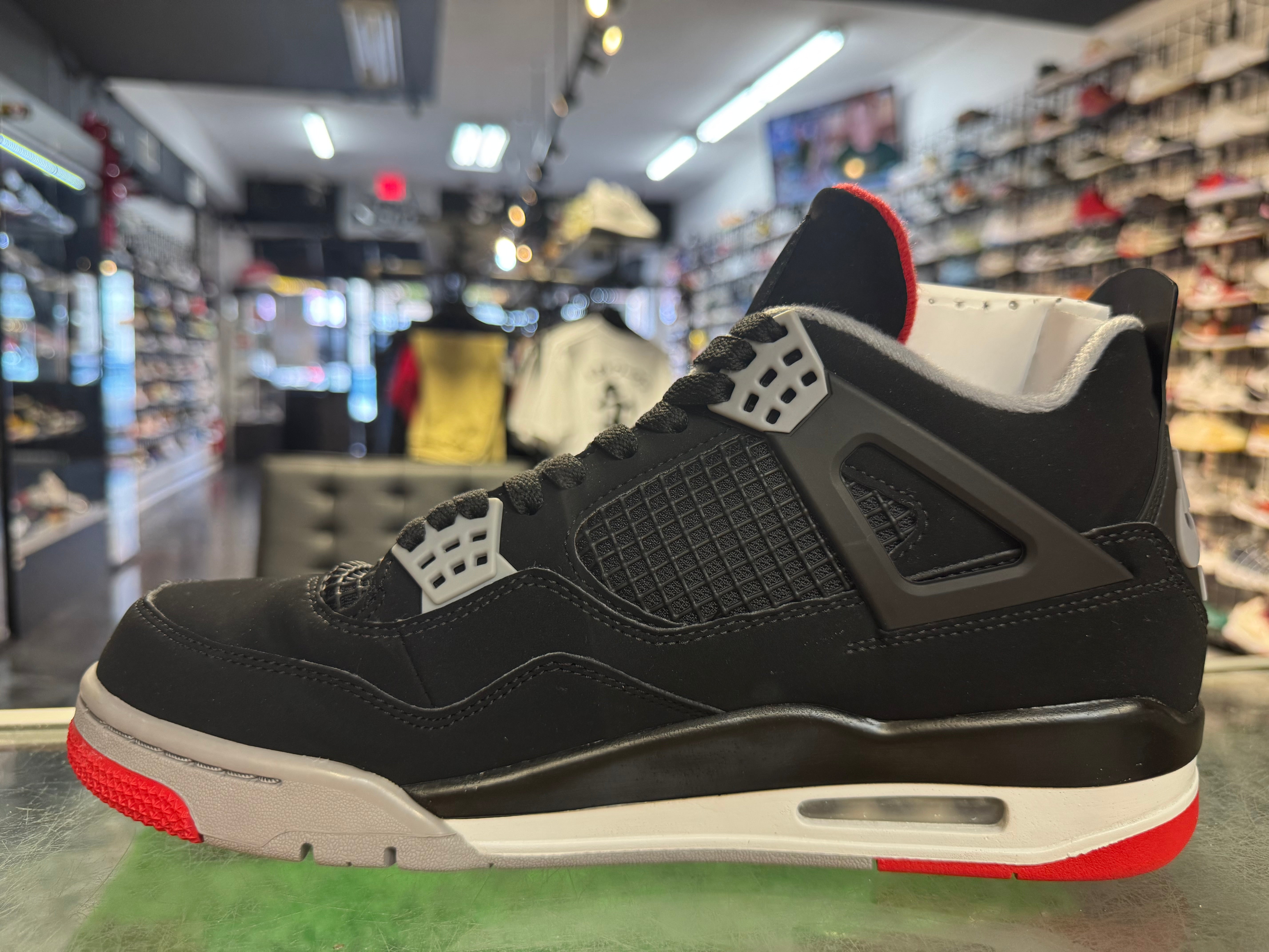 Size 10 Air Jordan 4 "Bred" 2019