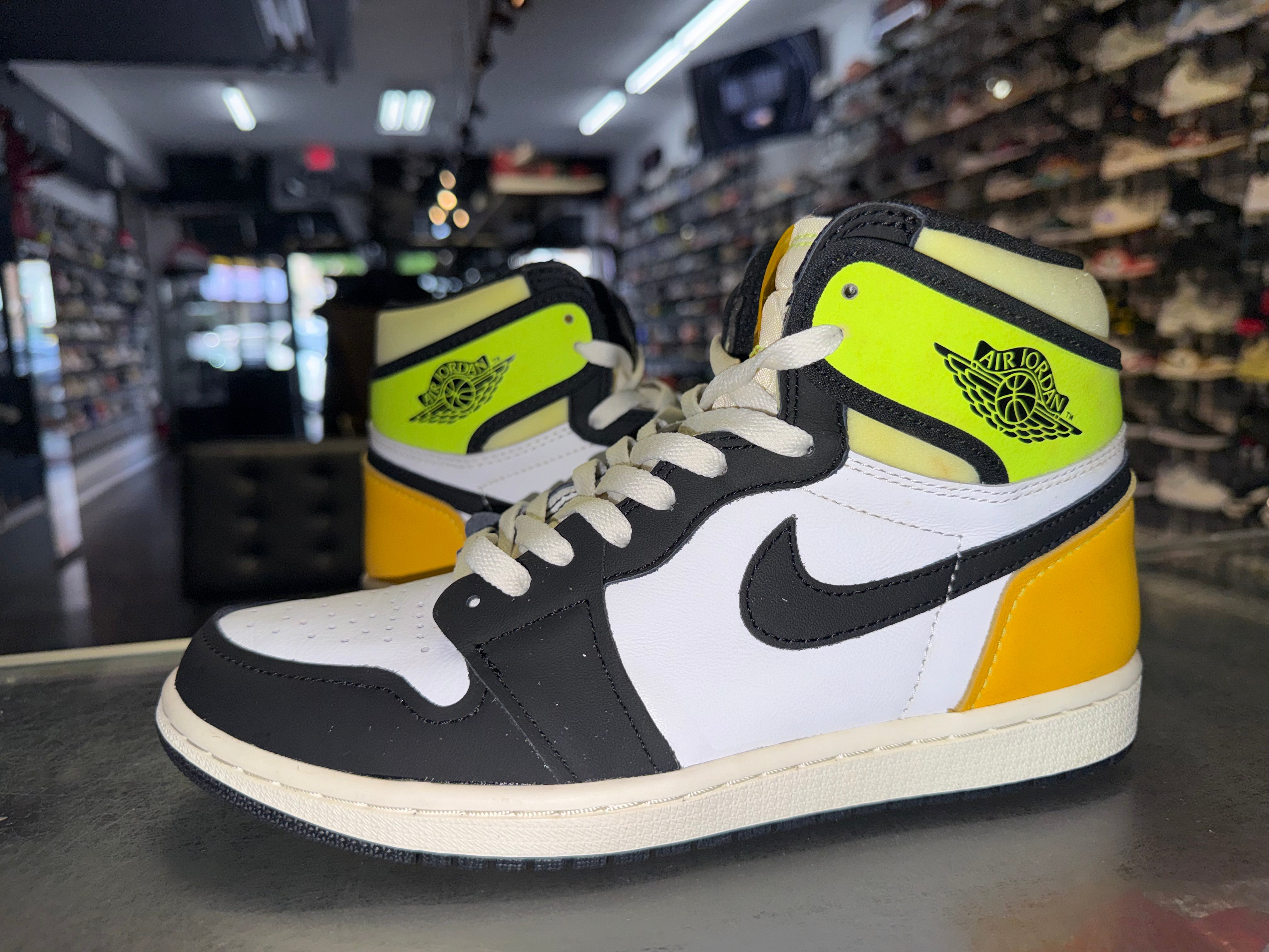 Size 7.5 Air Jordan 1 “Volt Gold”