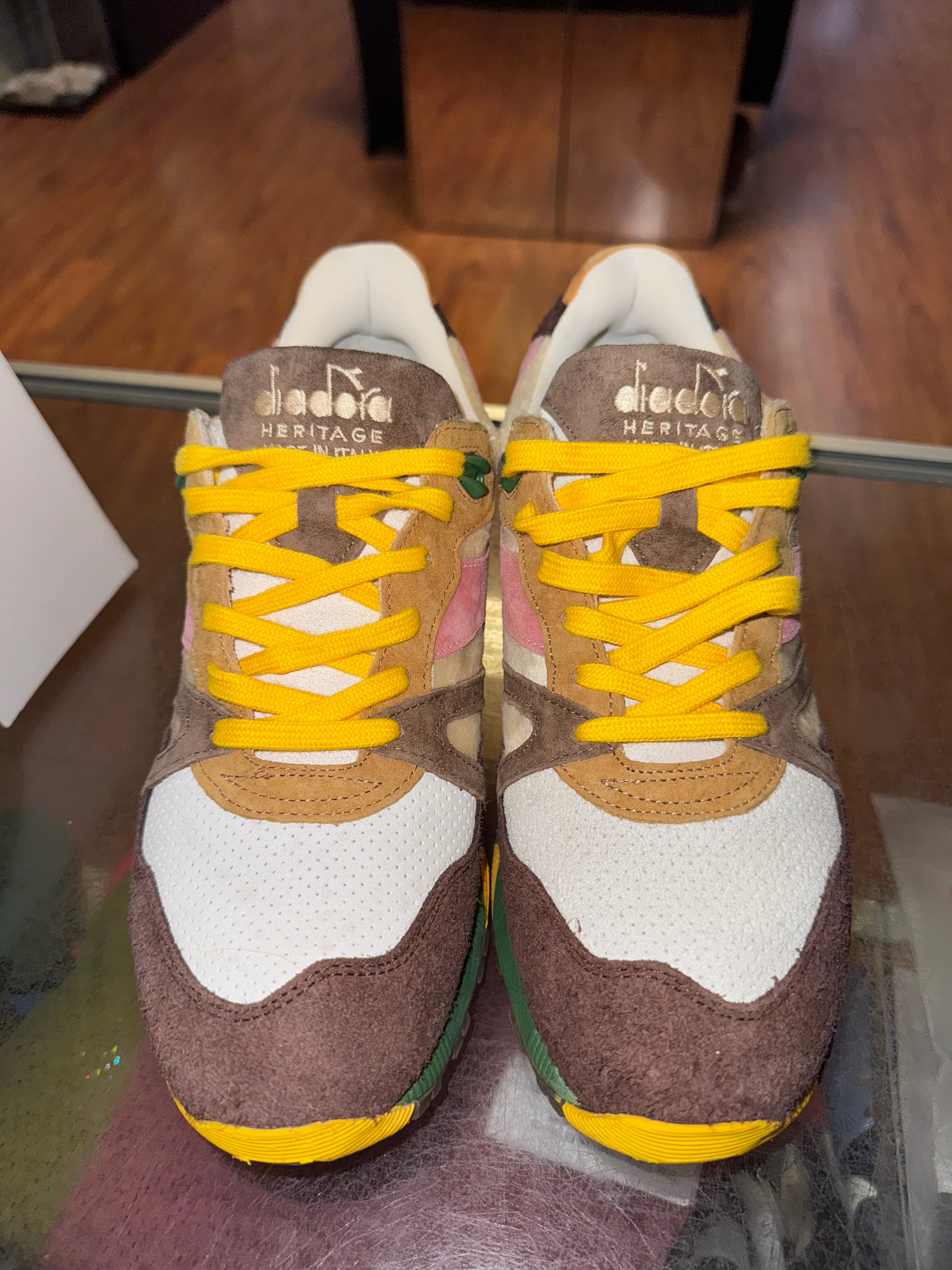 Size 8 Diadora N9000 Animal Pack "Wood Ash"