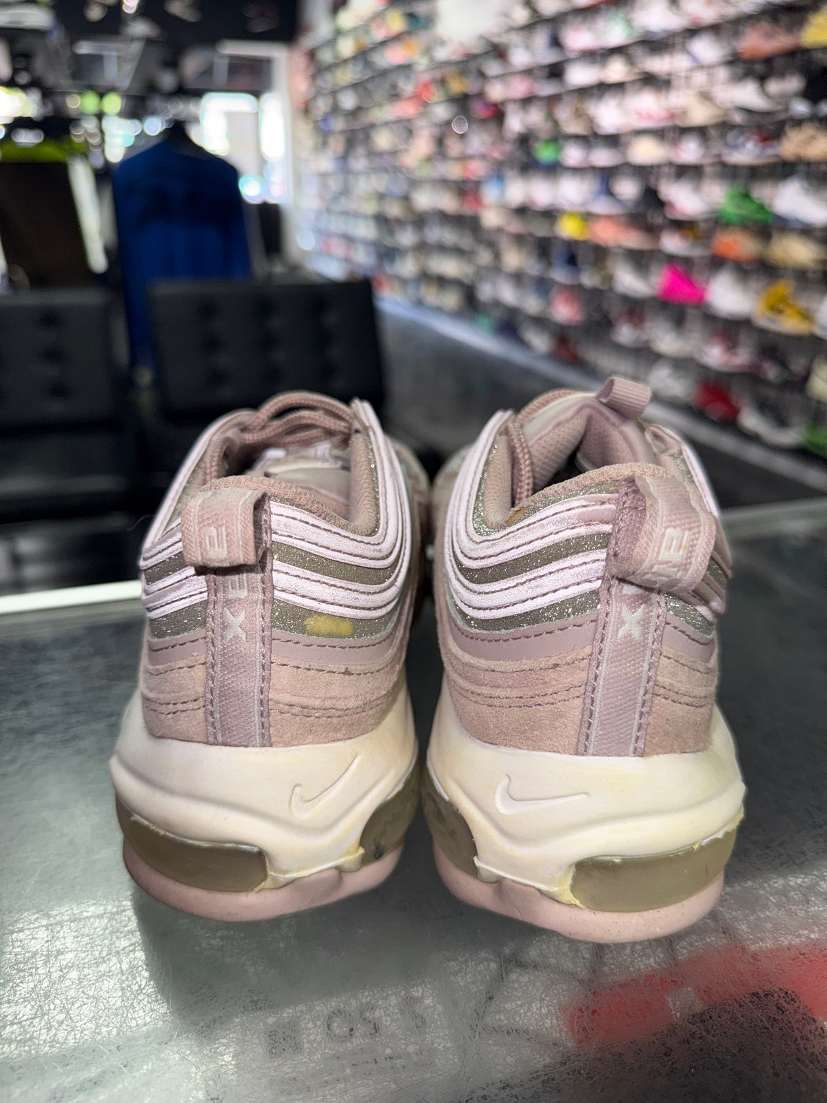 Nike Air Max 97 Particle Rose sneaker, pre-owned, size 5 (6.5W) – view 6