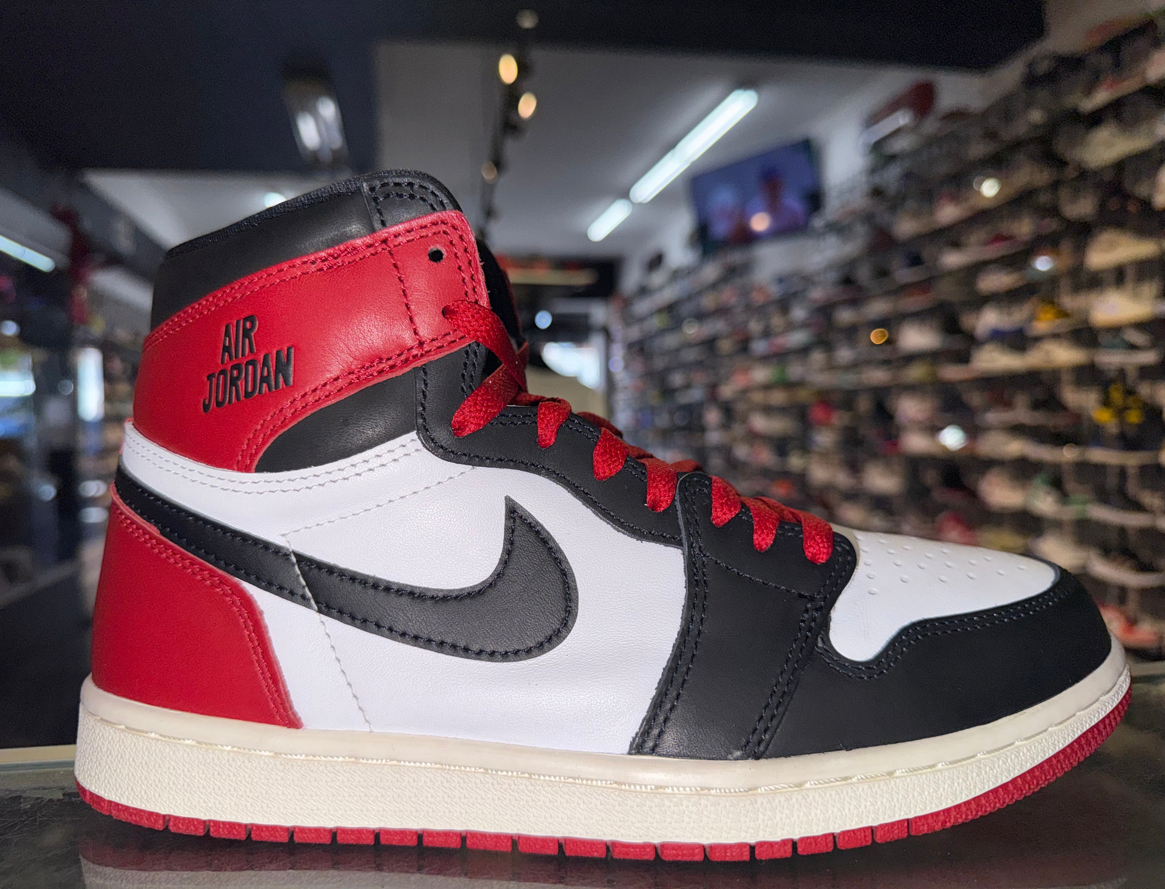 Size 8 Air Jordan 1 "Black Toe Reimagined"