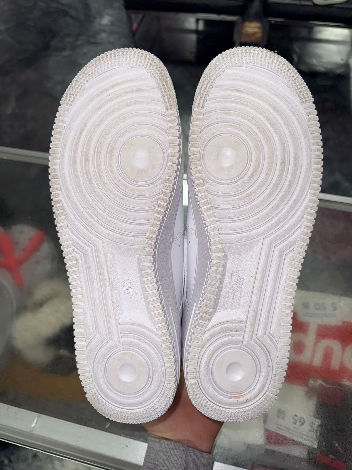 Nike Air Force 1 White sneaker, pre-owned, size 11.5 – view 7