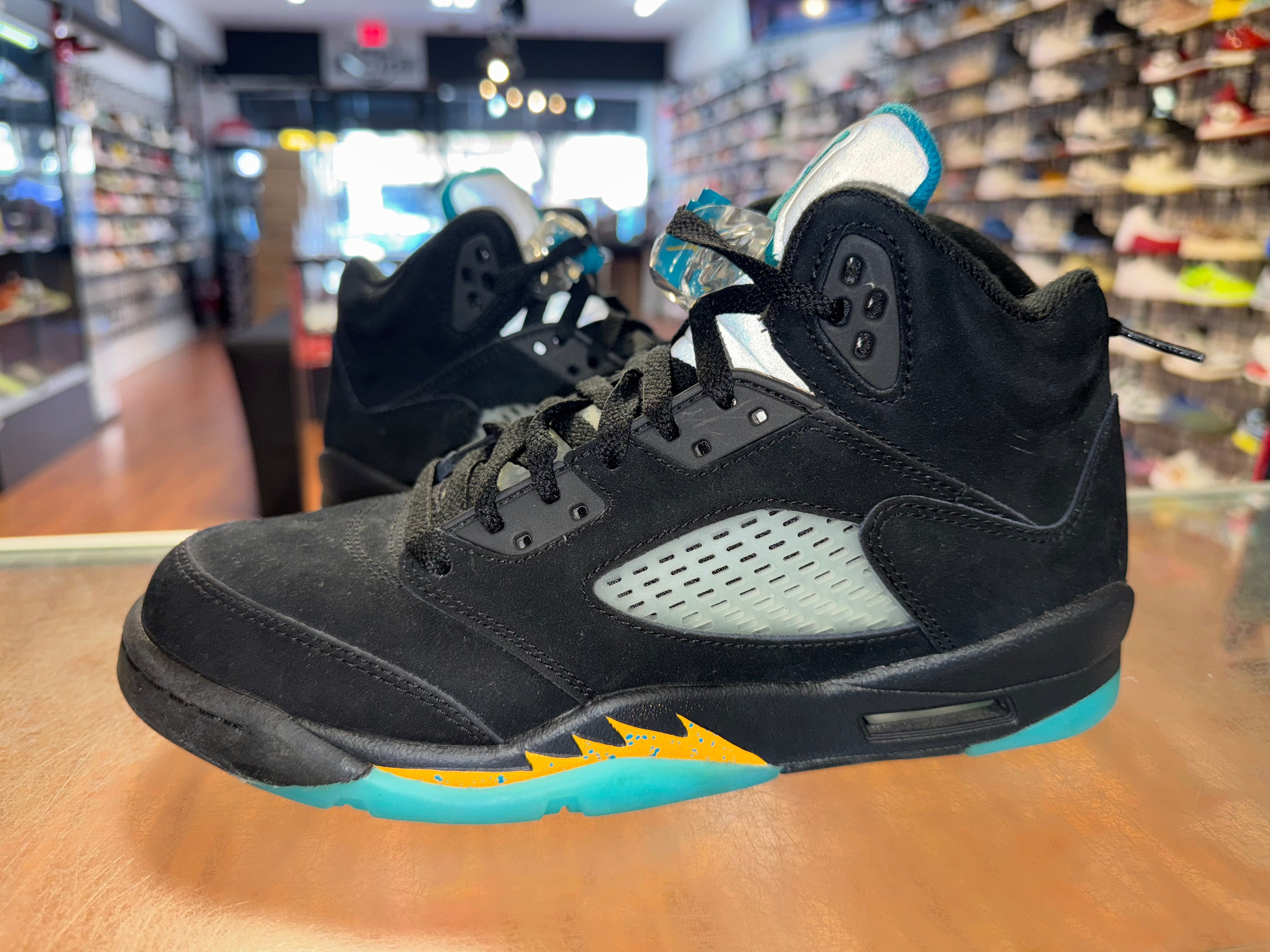 Size 7y Air Jordan 5 “Aqua”