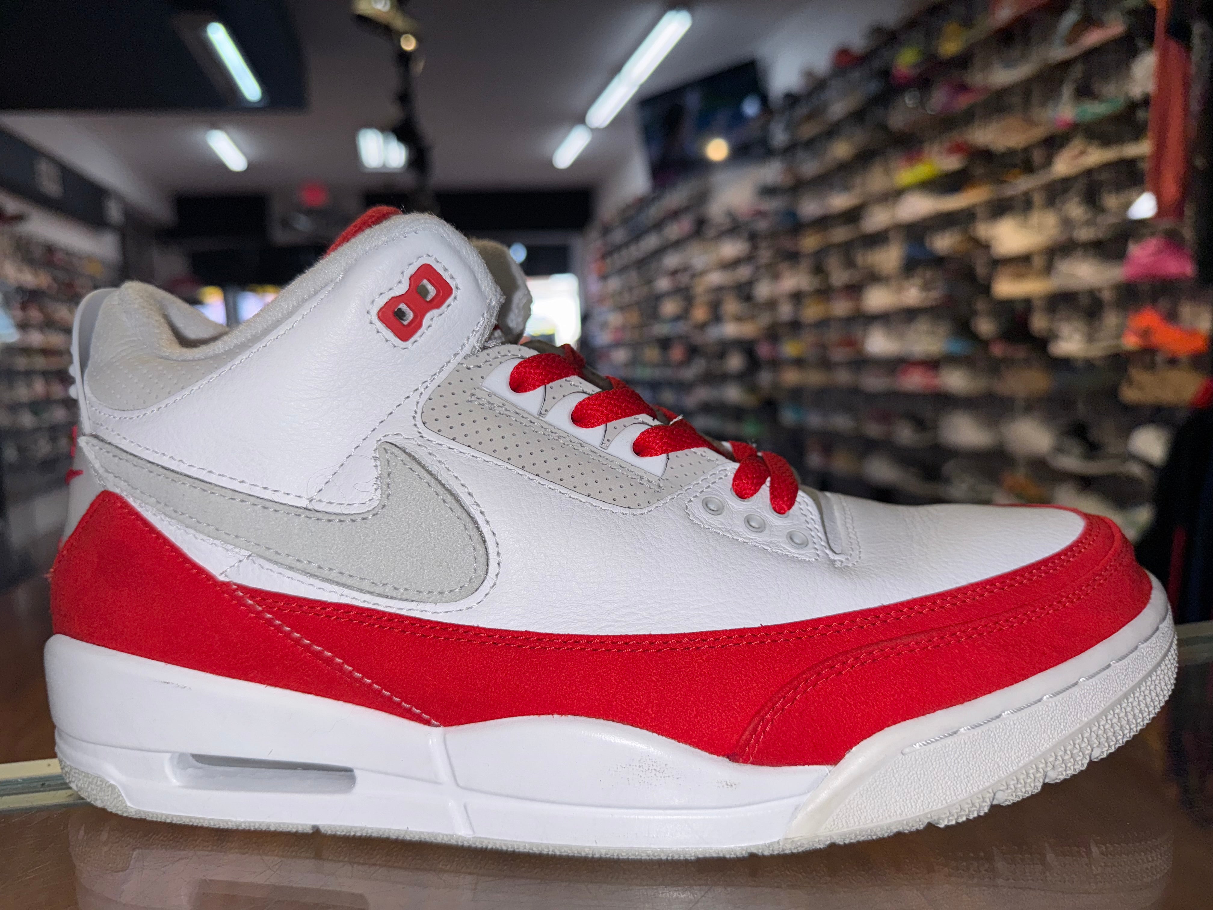 Size 12 Air Jordan 3 Tinker "University Red"