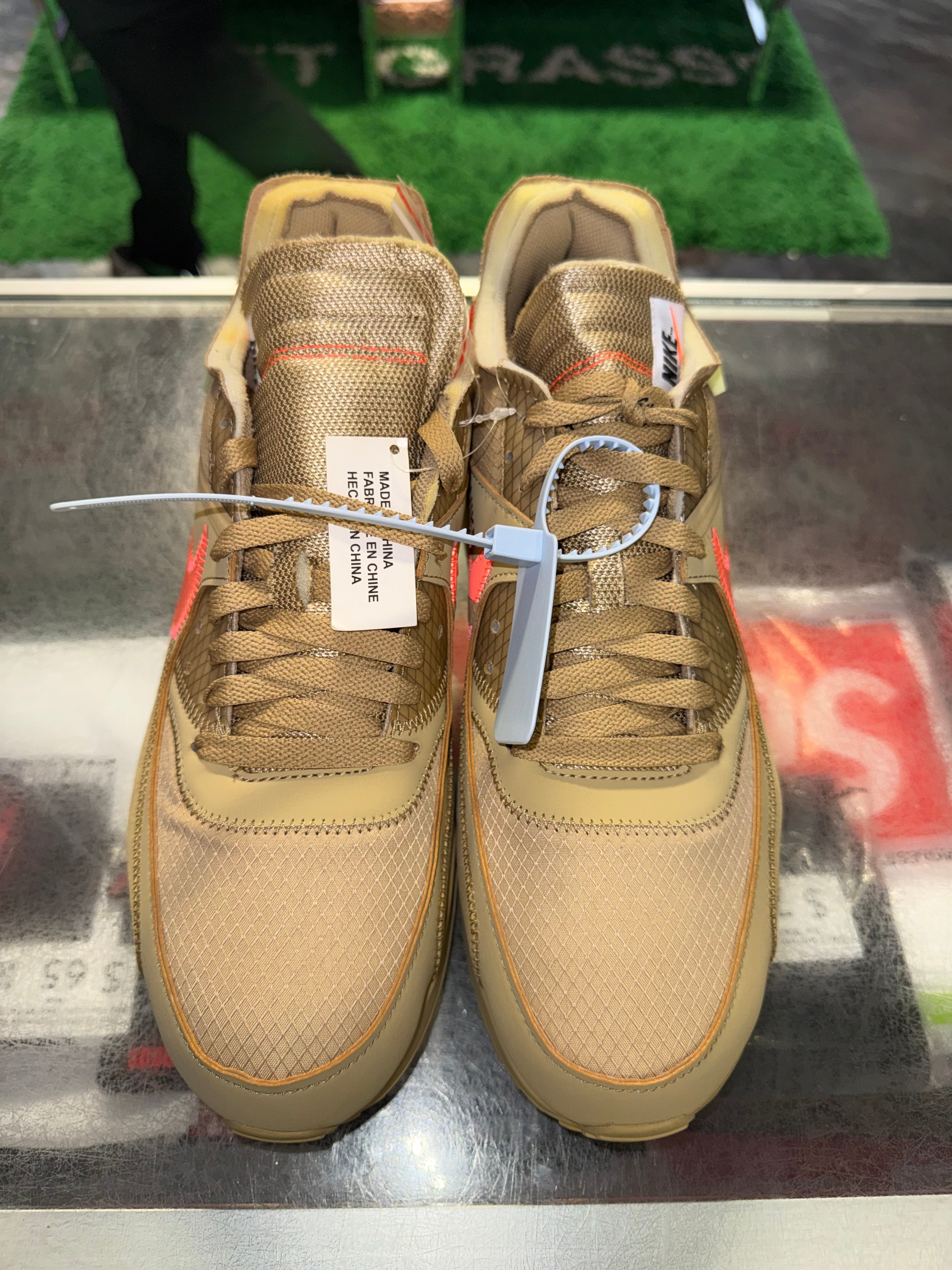 Size 12 Air Max 90 Off White "Desert Ore" Brand New
