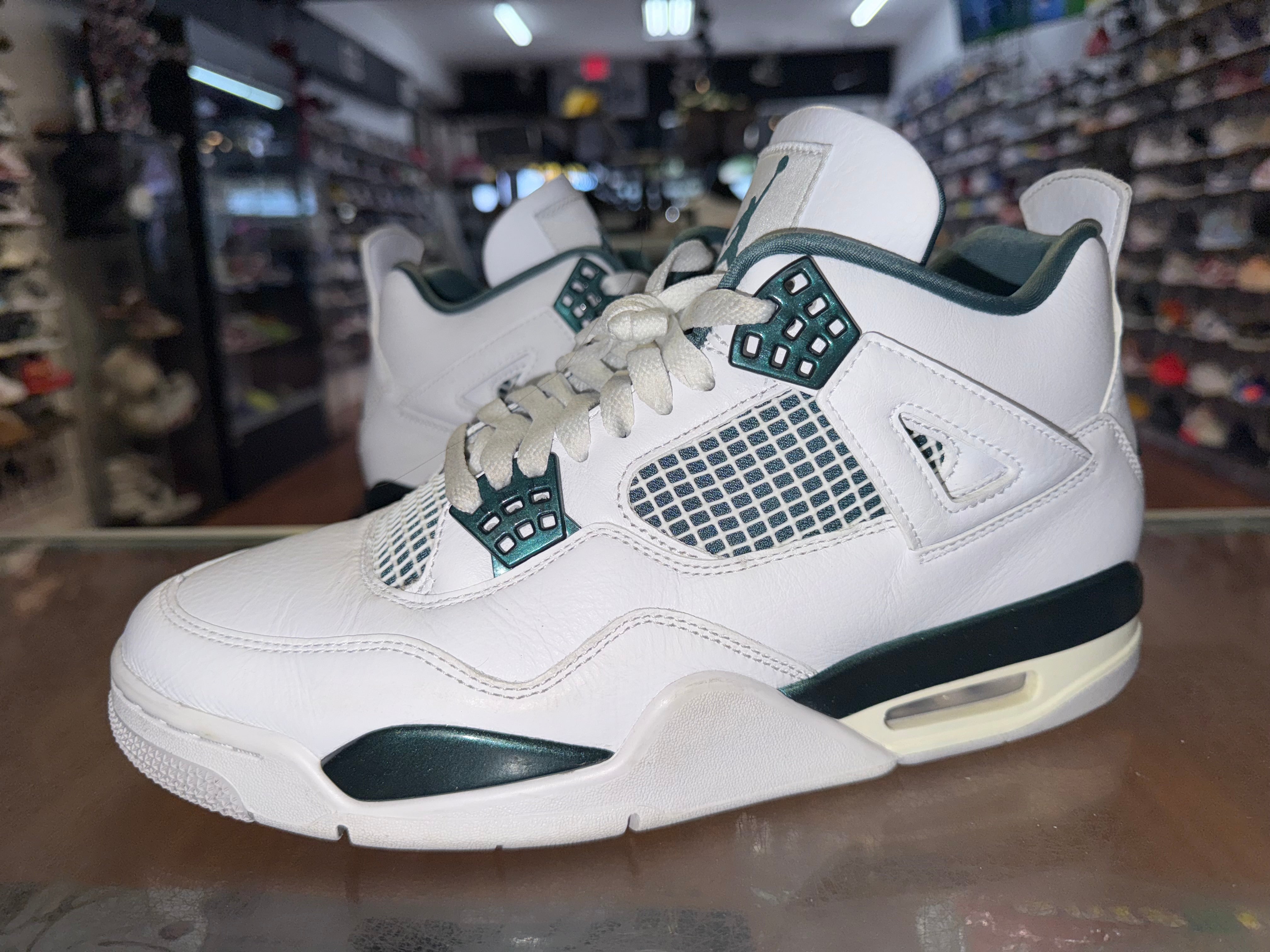 Size 9.5 Air Jordan 4 “Oxidized Green”